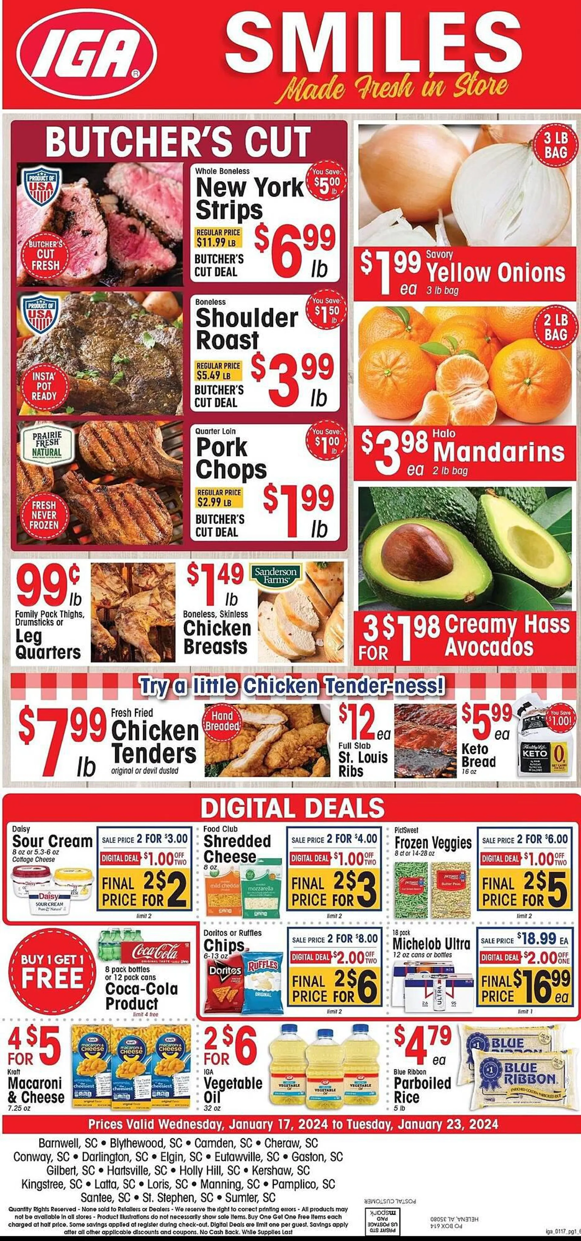 Weekly ad IGA Weekly Ad from January 17 to January 23 2024 - Page 1