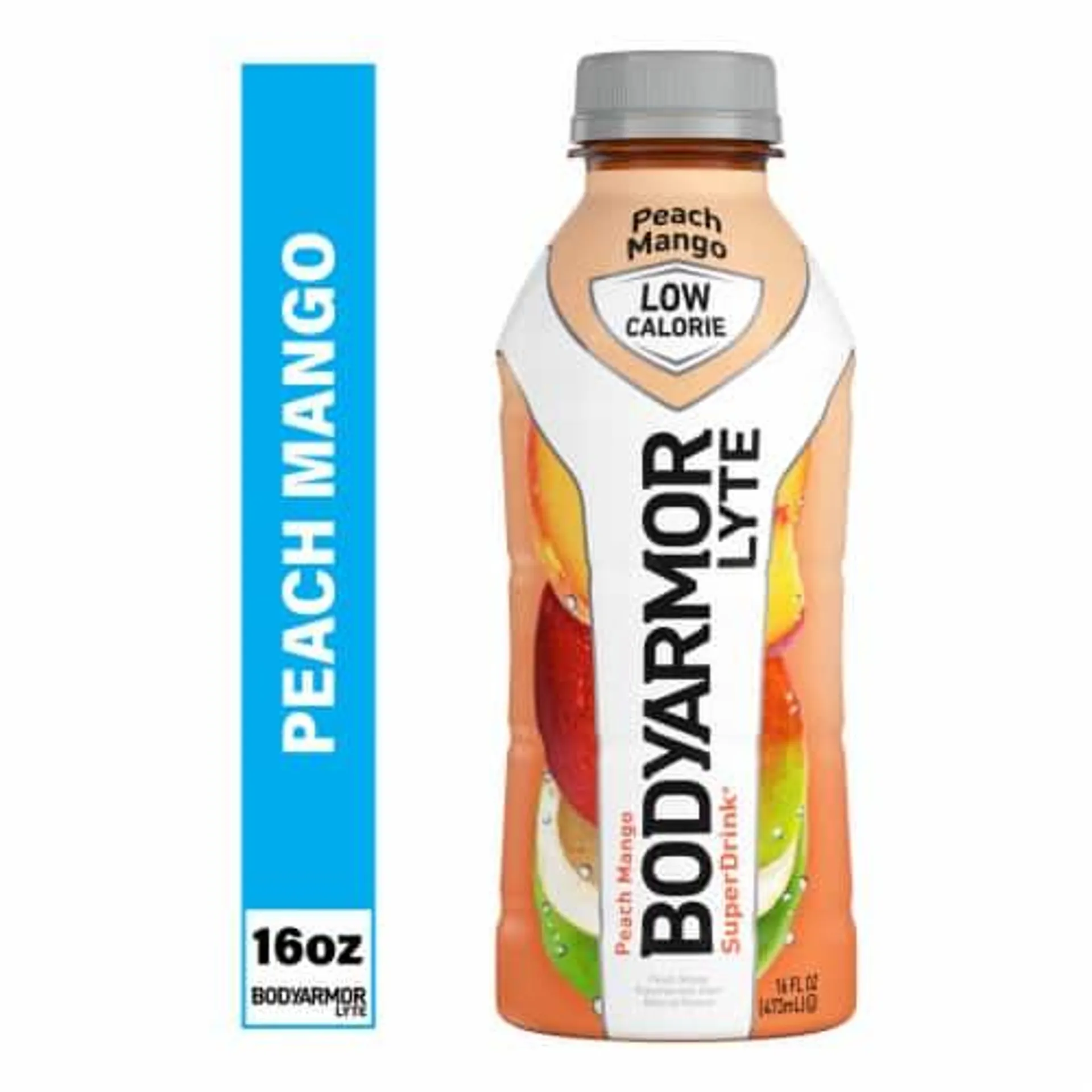 BODYARMOR Lyte Peach Mango Electrolyte Sports Drink Bottle