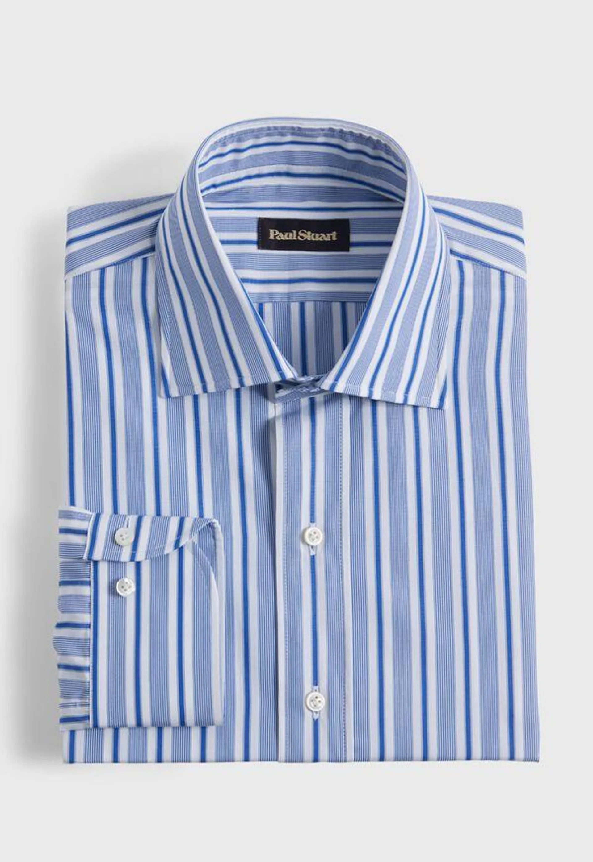 Wide Stripe Dress Shirt