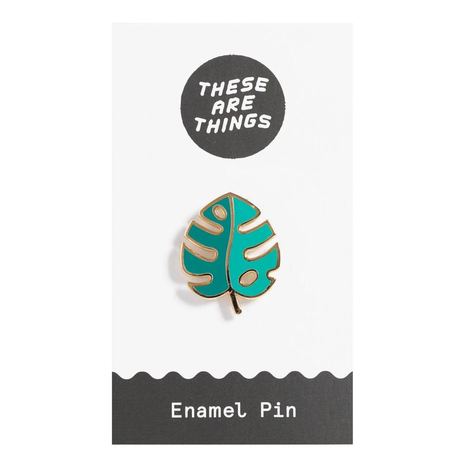 Palm Leaf Enamel Pin