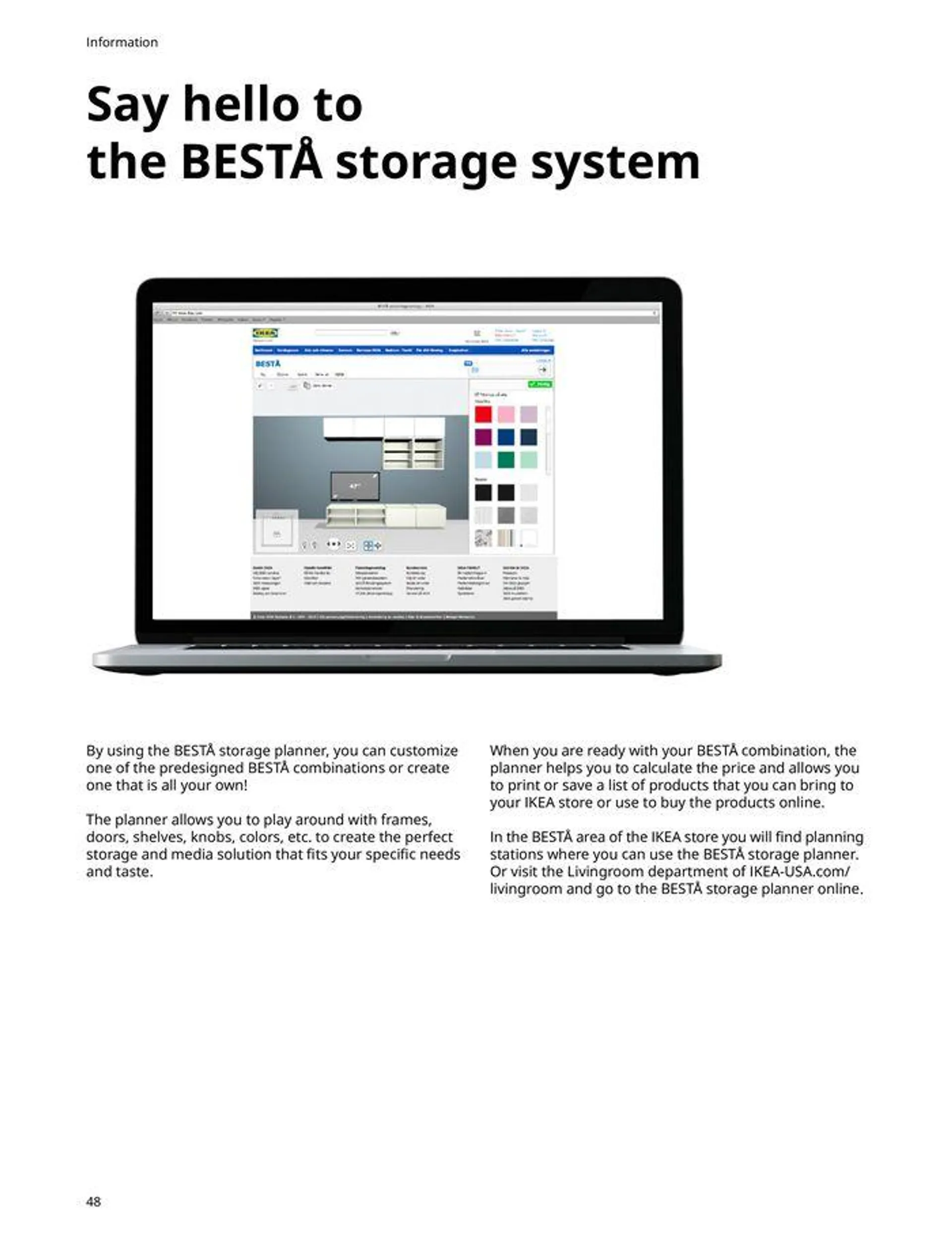 Weekly ad BESTÅ Storage 2024 from January 9 to December 31 2024 - Page 48