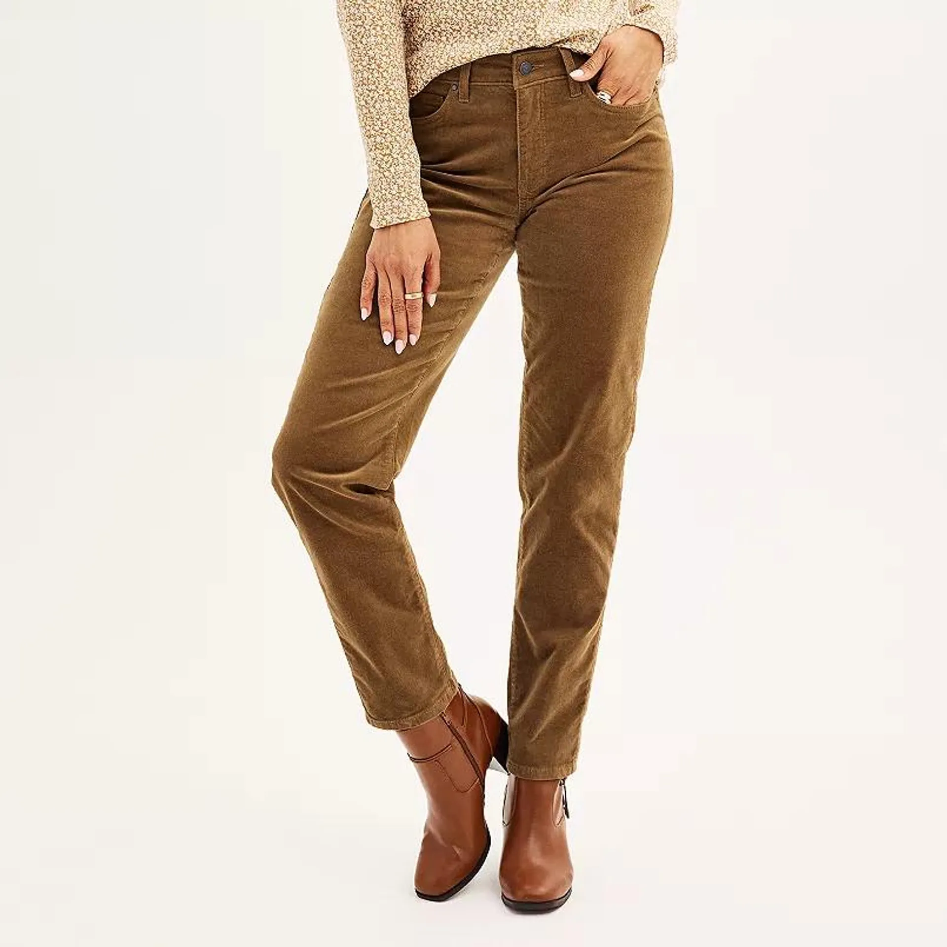 Women's Croft & Barrow® Corduroy Bootcut Pants