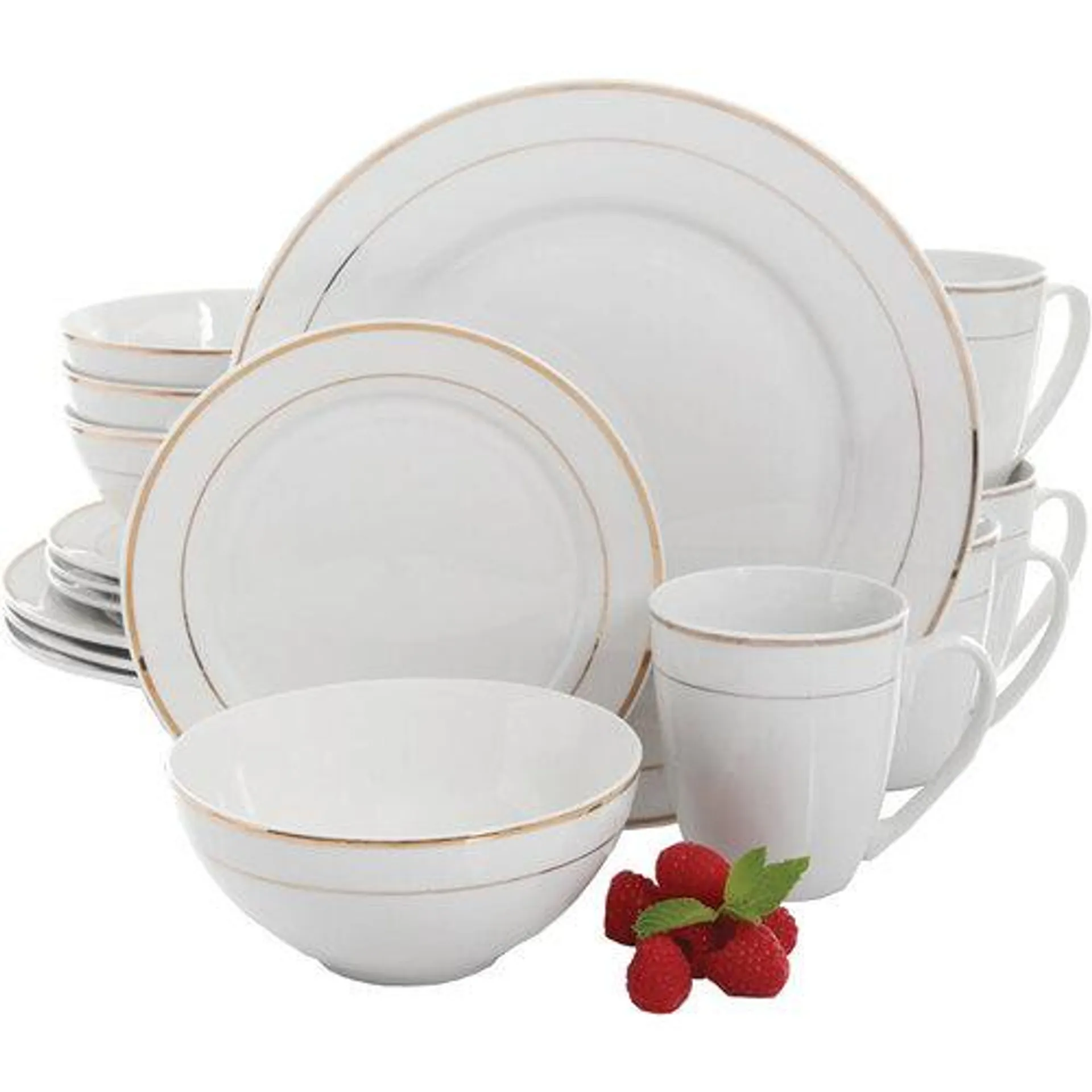 - Palladine 16-Piece Fine Ceramic Dinnerware Set