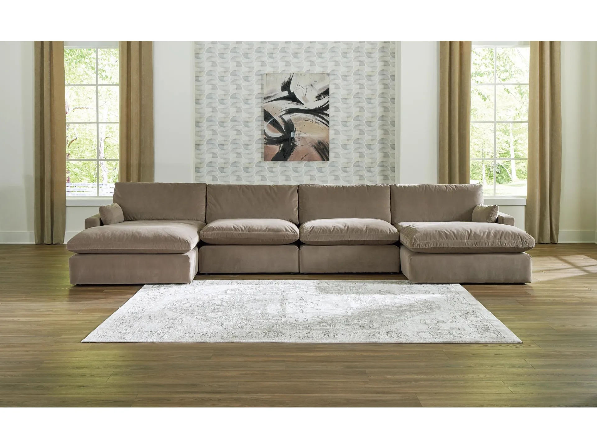 Sophie 4-Piece Modular Sectional with Chaise