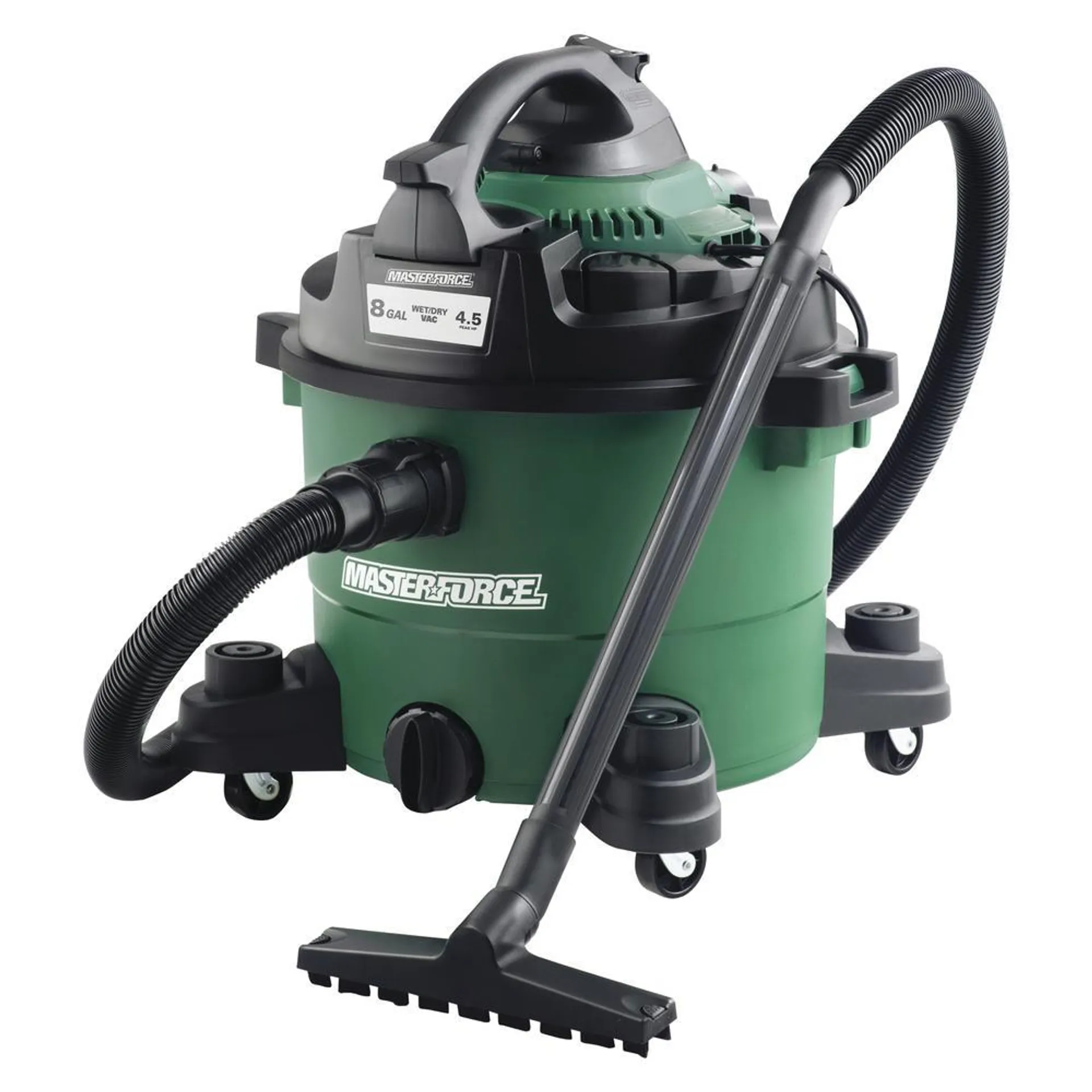 Masterforce™ 8 Gallon 4.5 Peak HP Wet/Dry Shop Vacuum with Detachable Blower