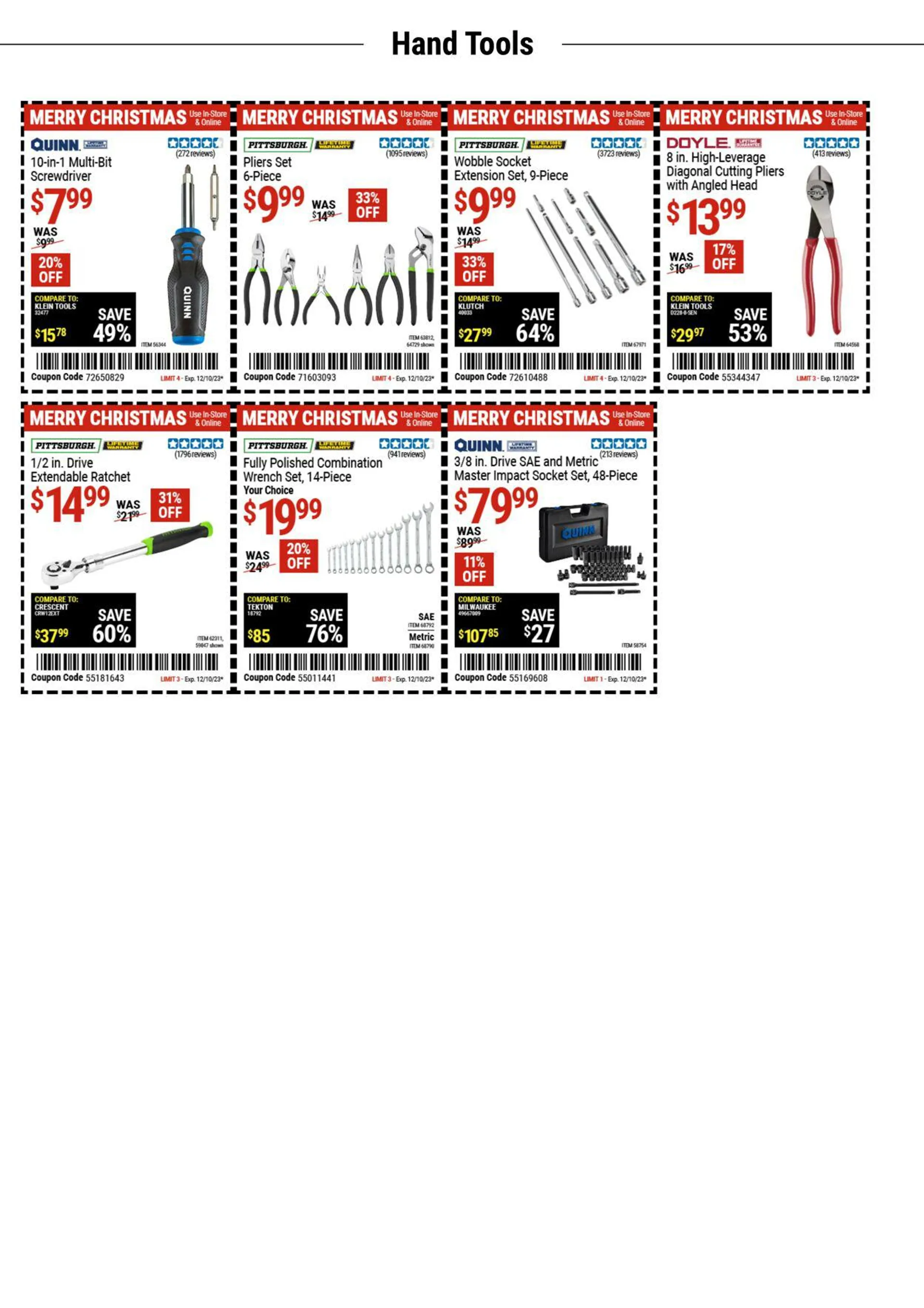 Weekly ad Harbor Freight from December 5 to December 18 2023 - Page 5