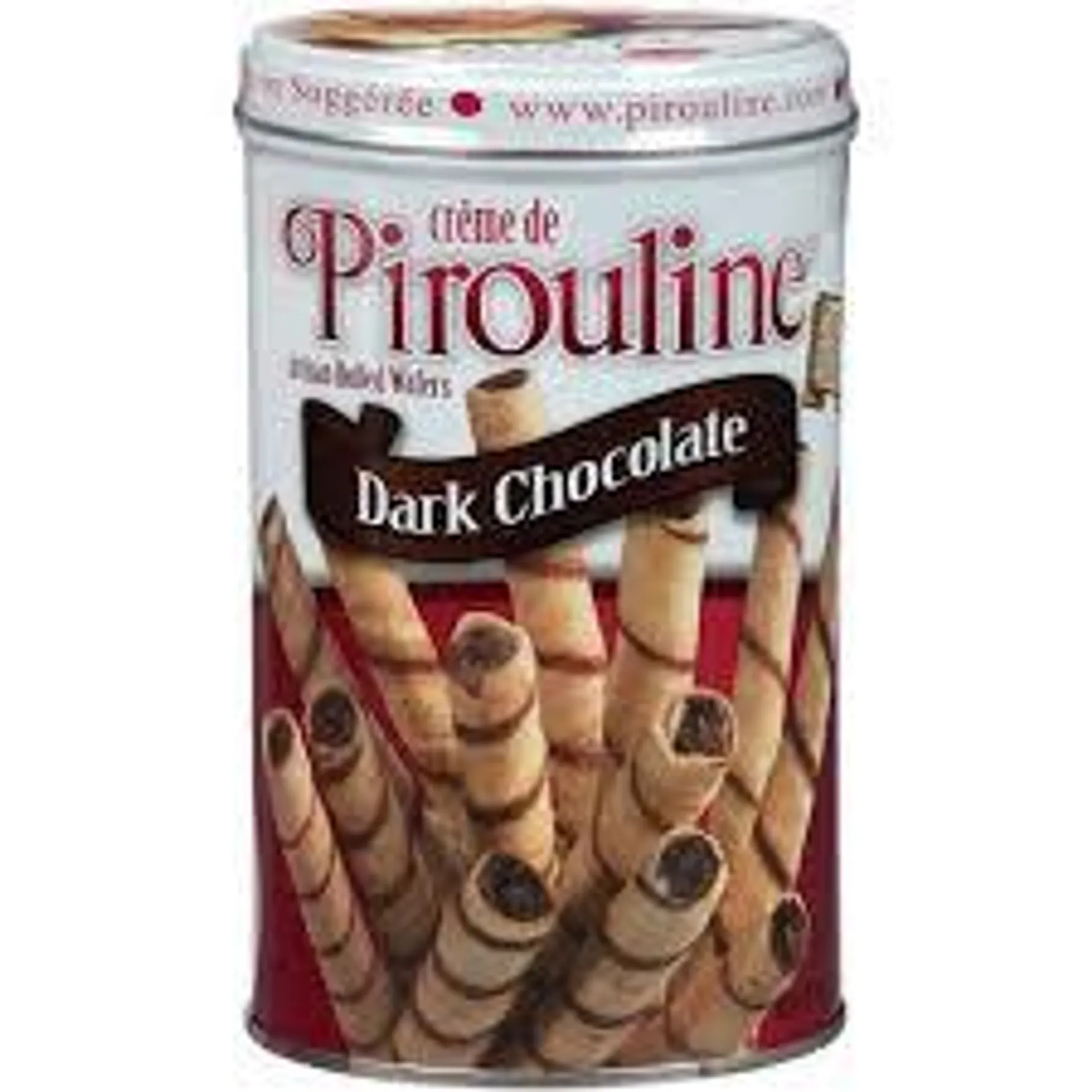 Creme de Pirouline - Dark Chocolate Artisan Rolled Wafers 14 Oz