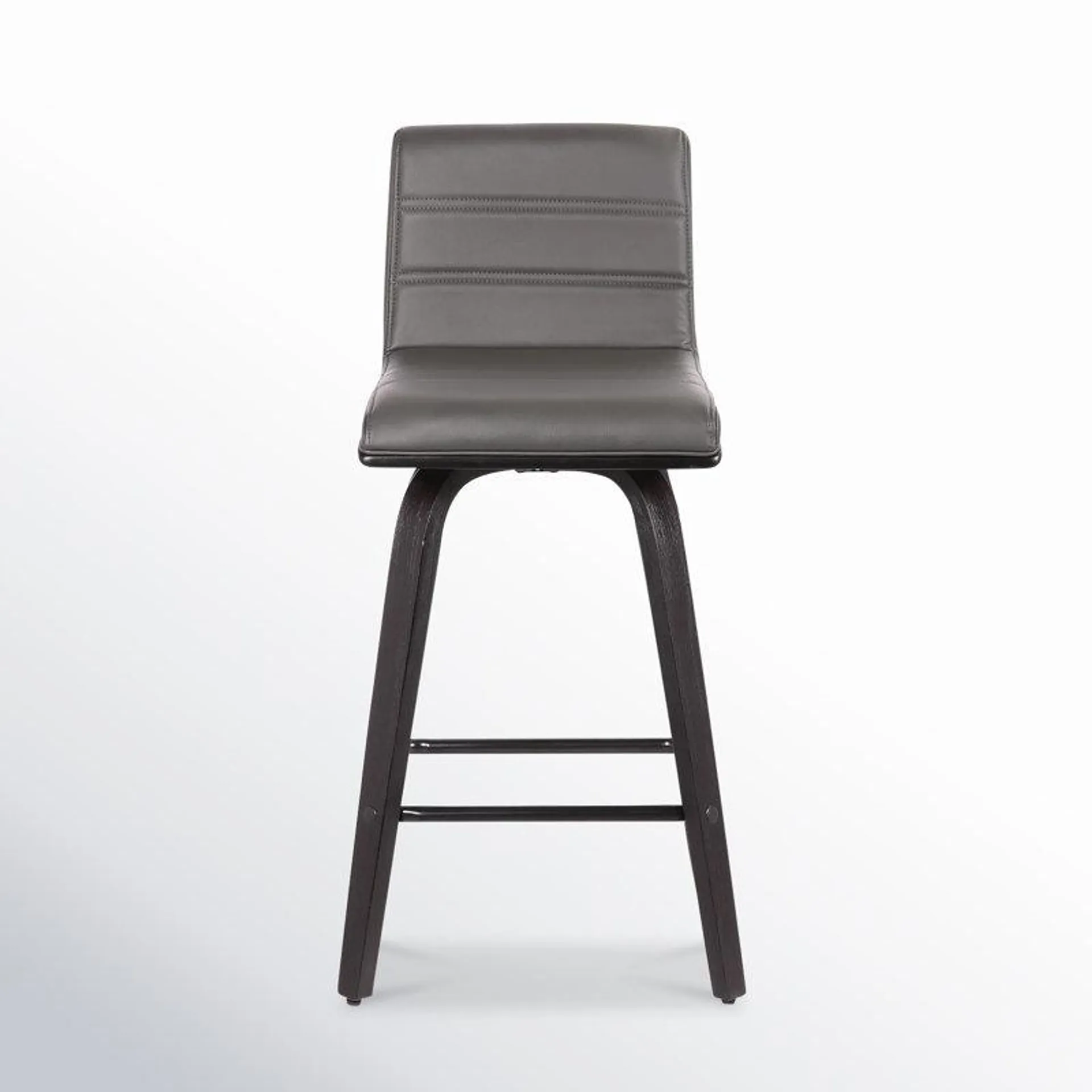Chandabai Hiram Solid Wood Swivel Bar & Counter Stool