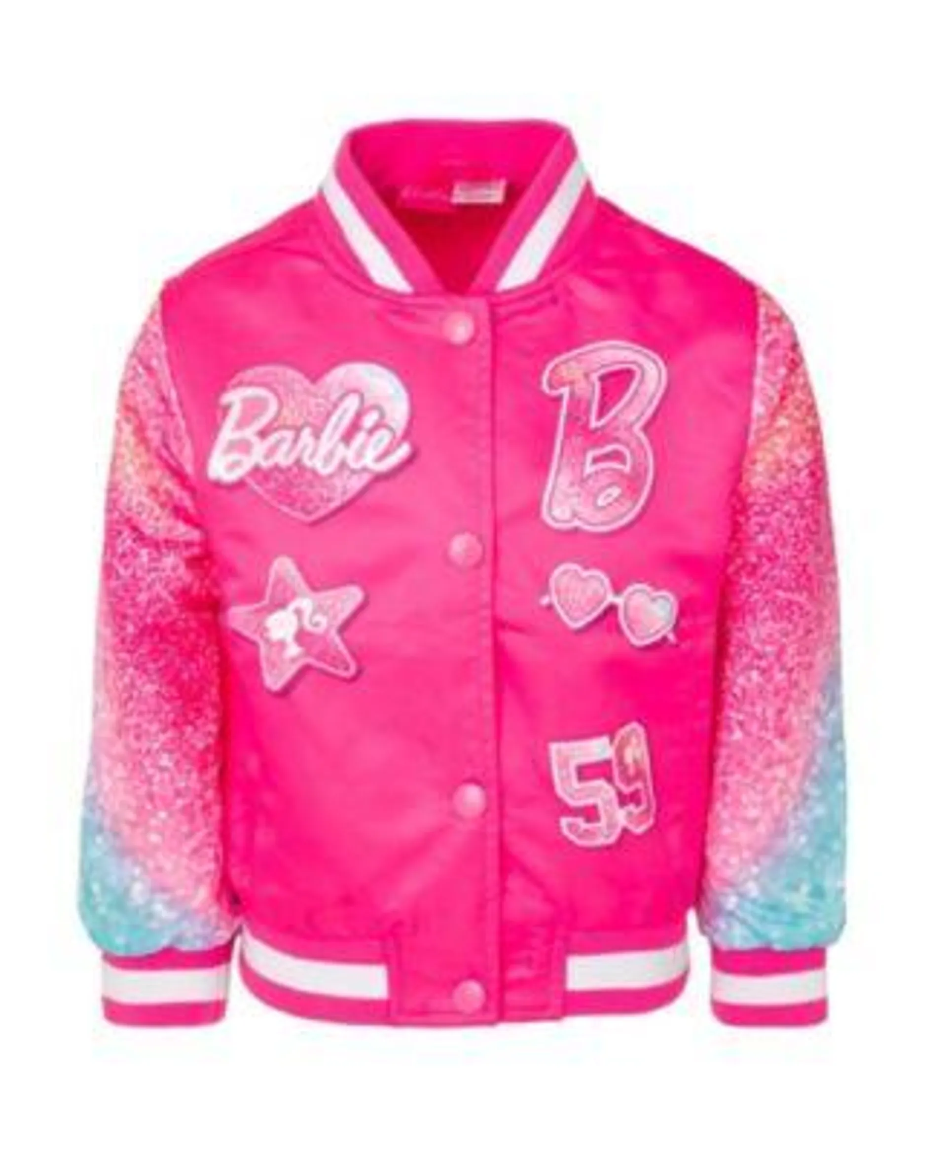 Girls Varsity Bomber Jacket Little Kid to Big Kid Sizes (4 - 14-16)