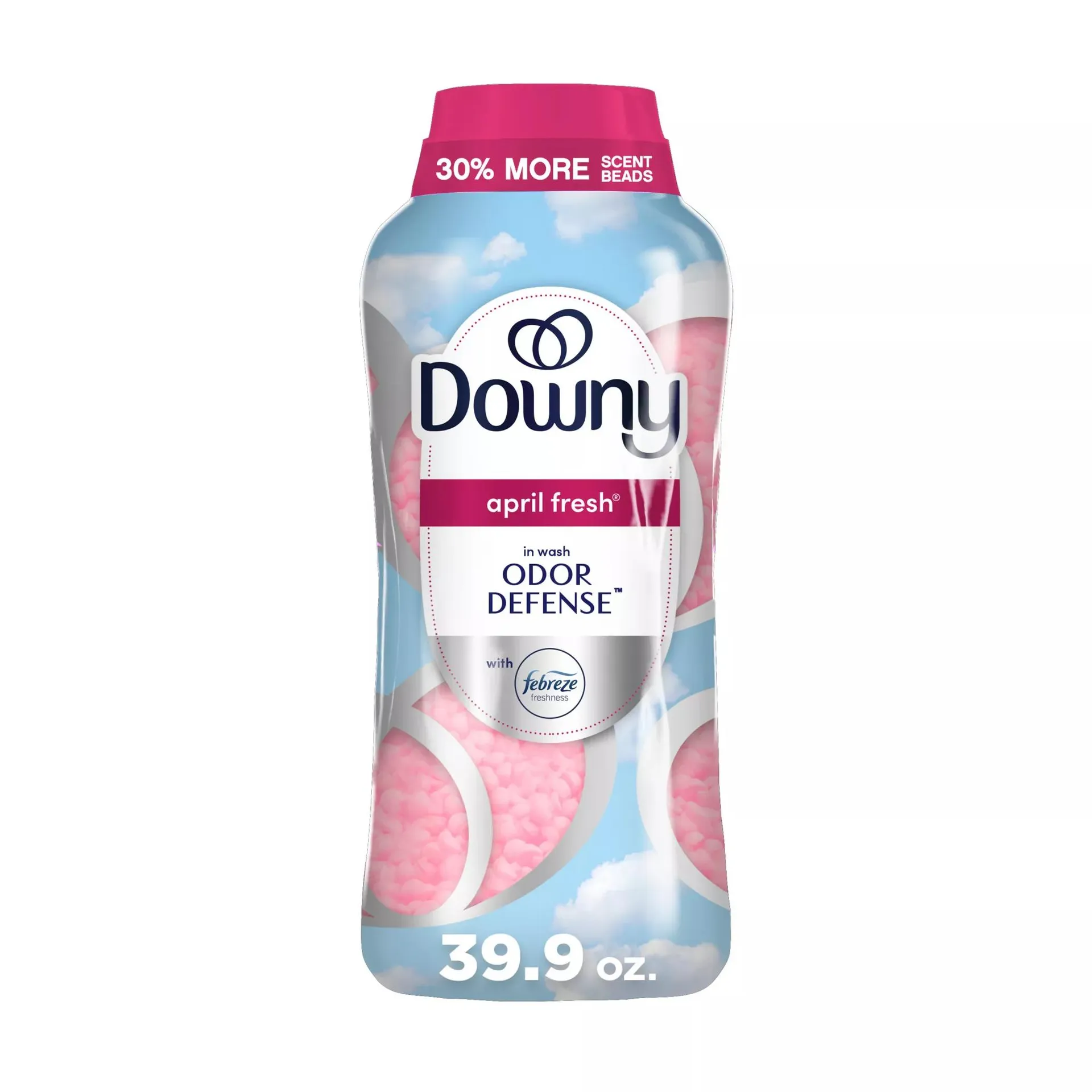 Downy In-Wash Odor Defense Scent Booster Beads - April Fresh with Febreze, 39.9 oz.