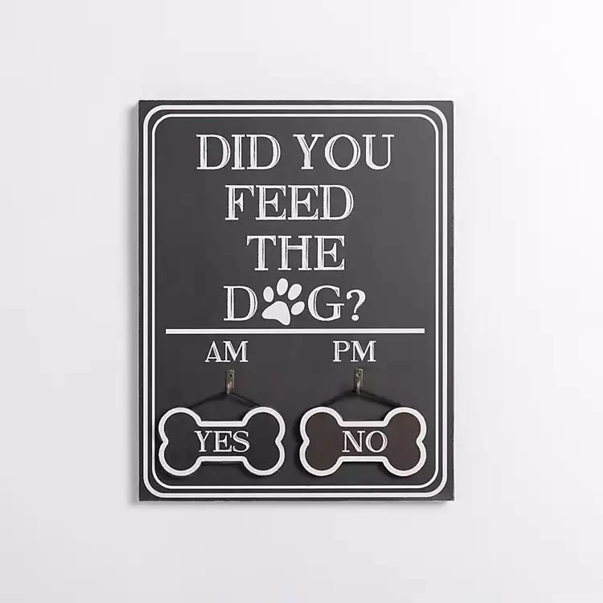 Did You Feed the Dog? Wall Sign