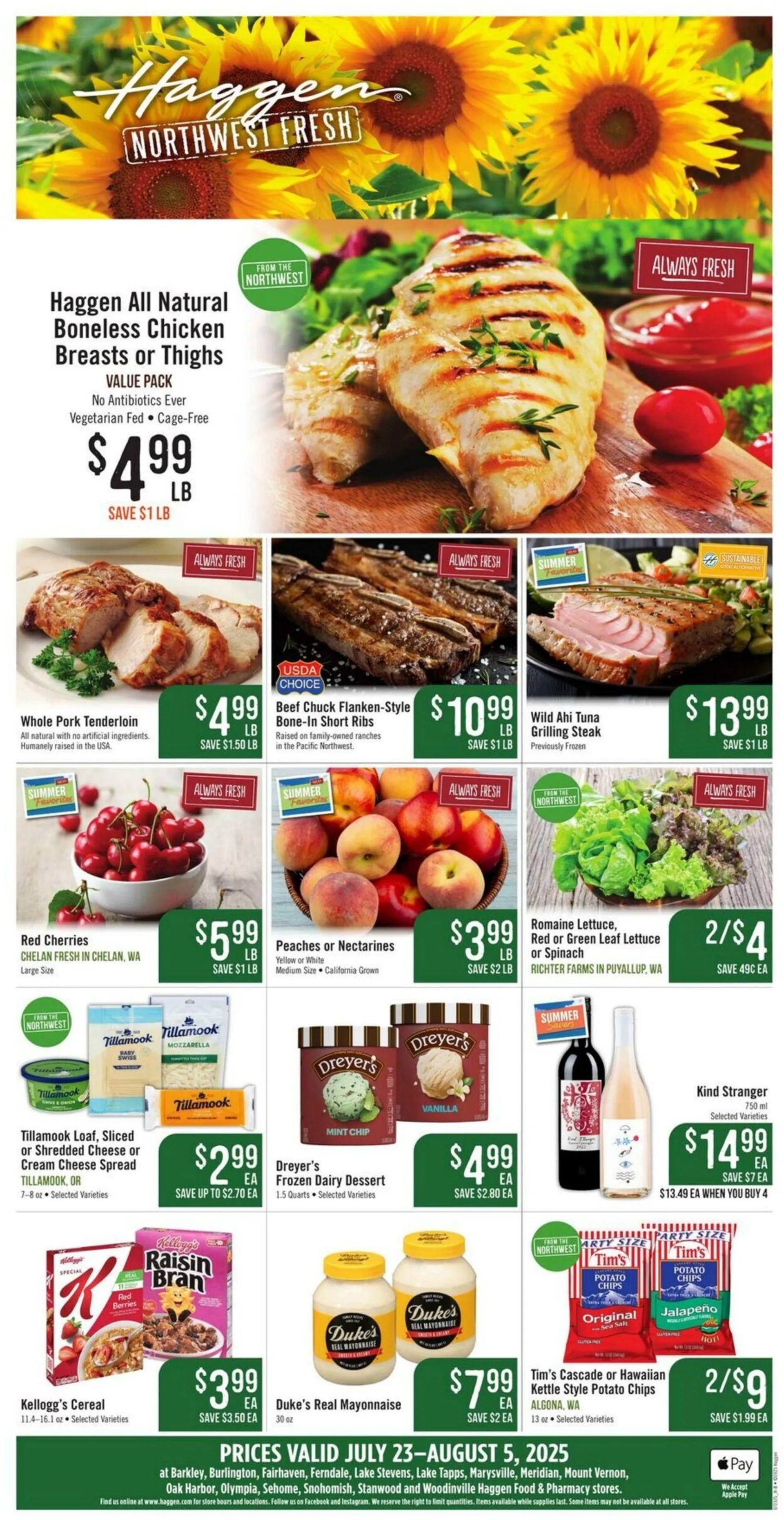 Weekly ad Haggen Current weekly ad from July 23 to August 5 2025 - Page 1