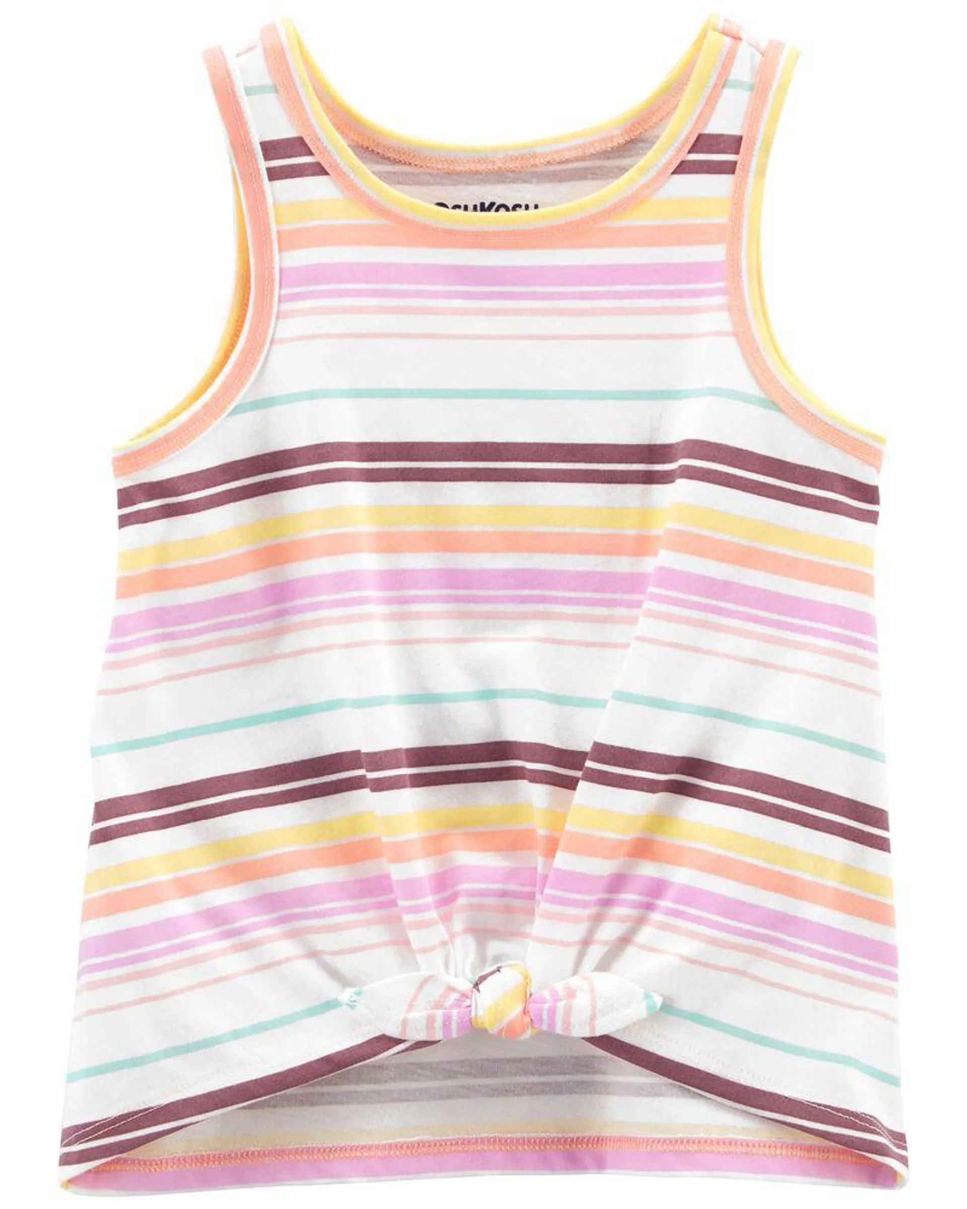 Baby Striped Tie-Front Tank