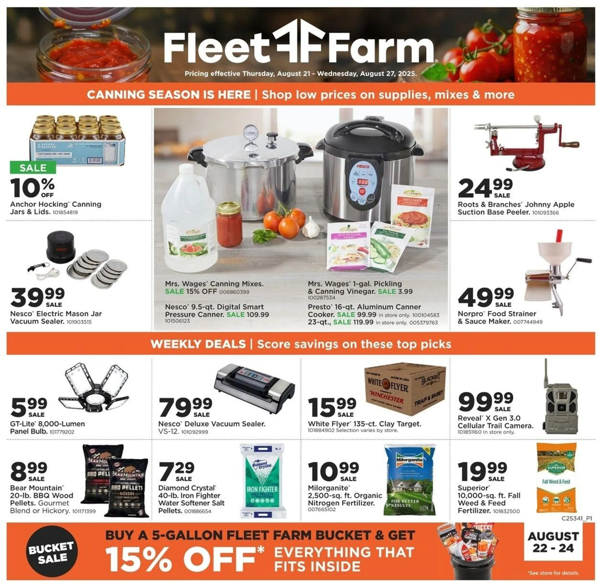 Weekly ad Mills Fleet Farm from August 21 to August 27 2025 - Page 1