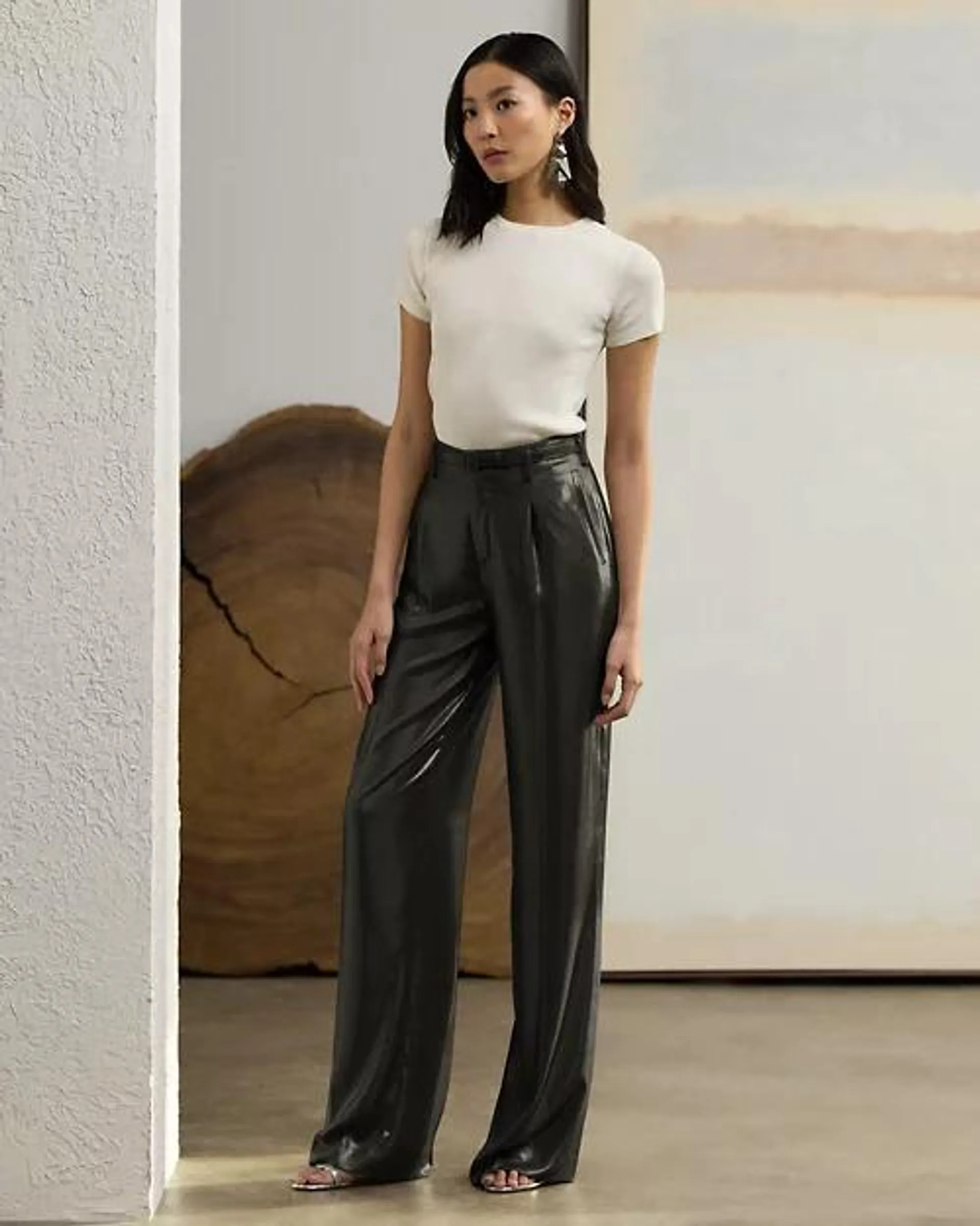 Acklie Foiled Georgette Pant