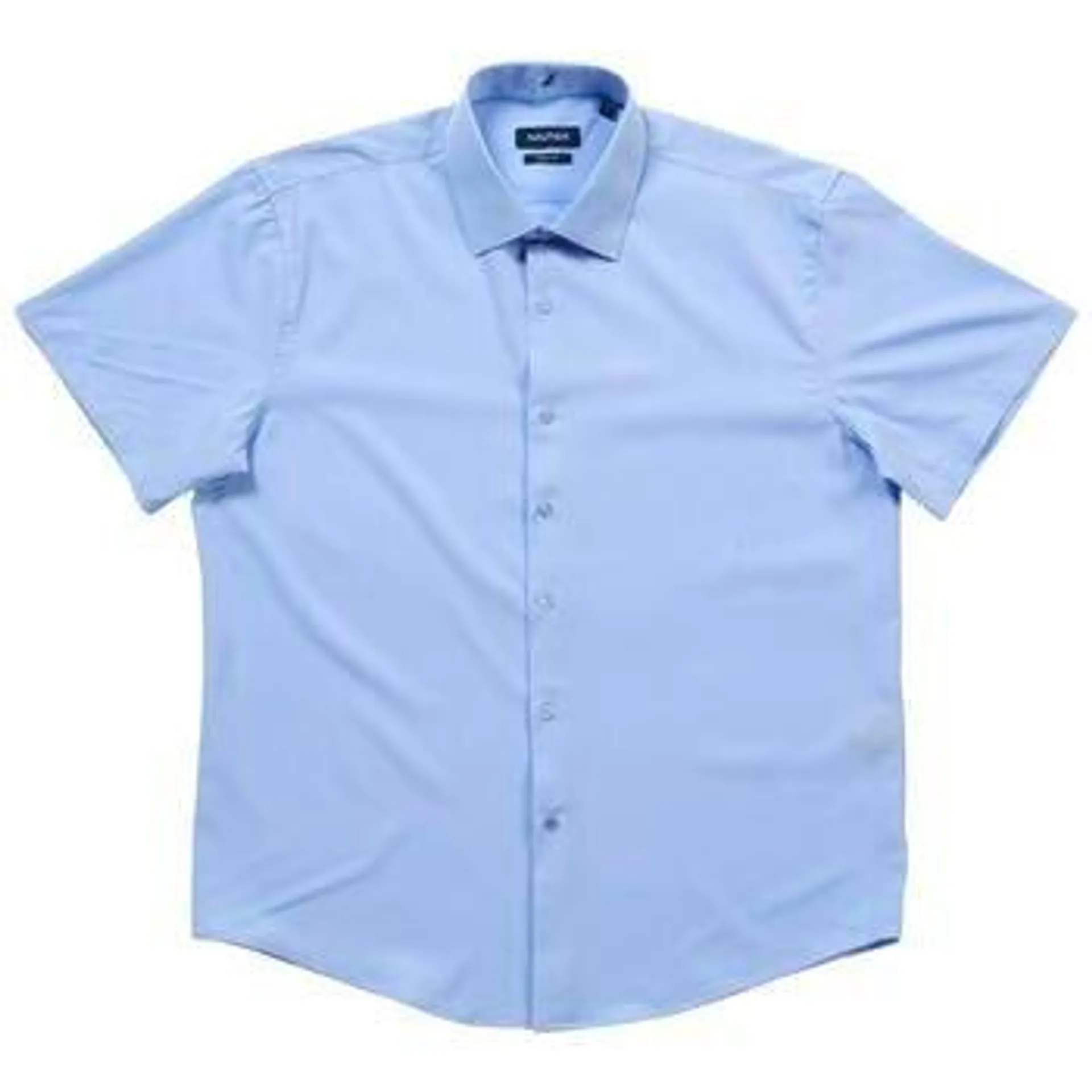 Mens Nautica Slim Fit Super Dress Shirt - Blue