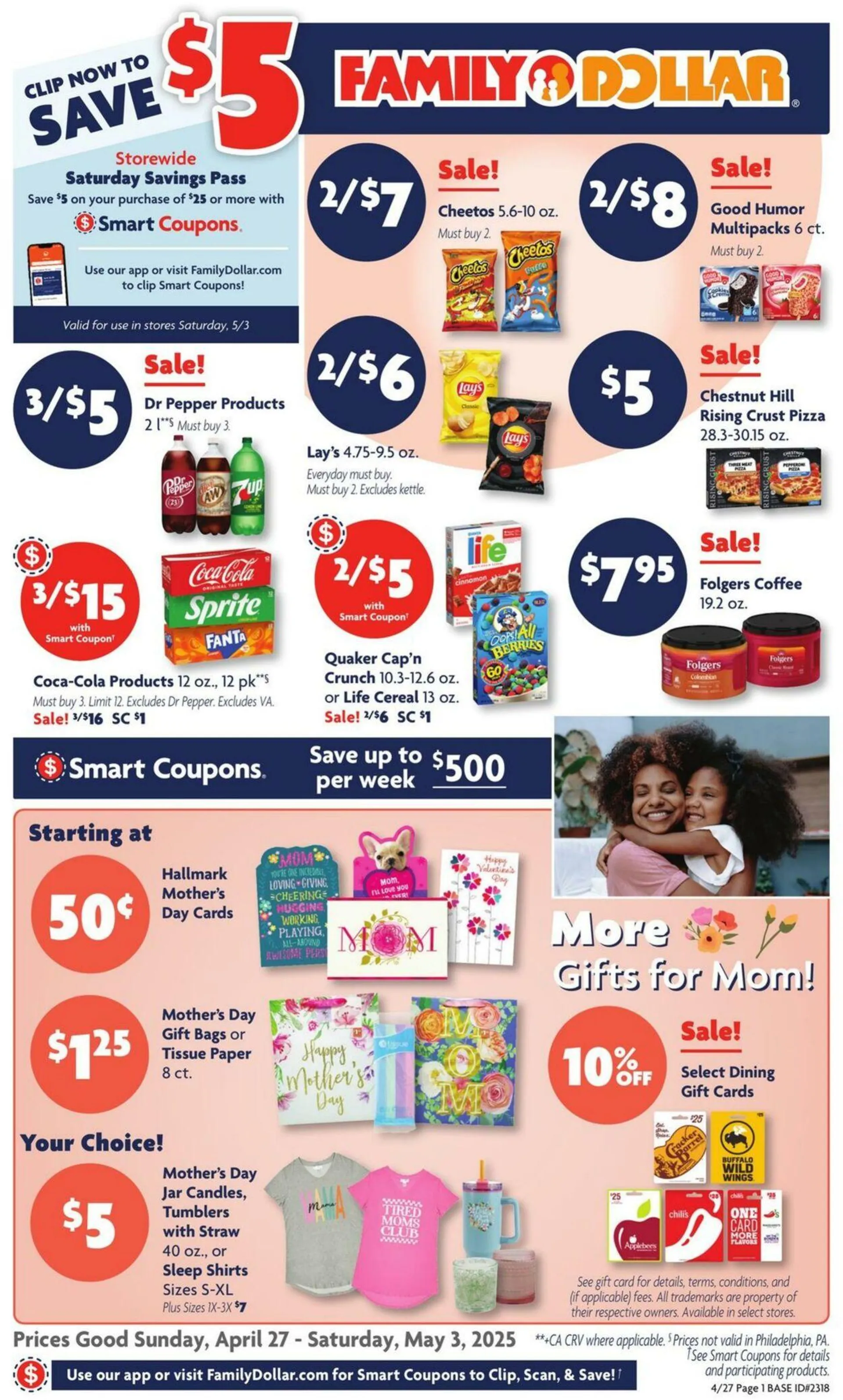 Weekly ad Family Dollar Current weekly ad from April 27 to May 3 2025 - Page 1