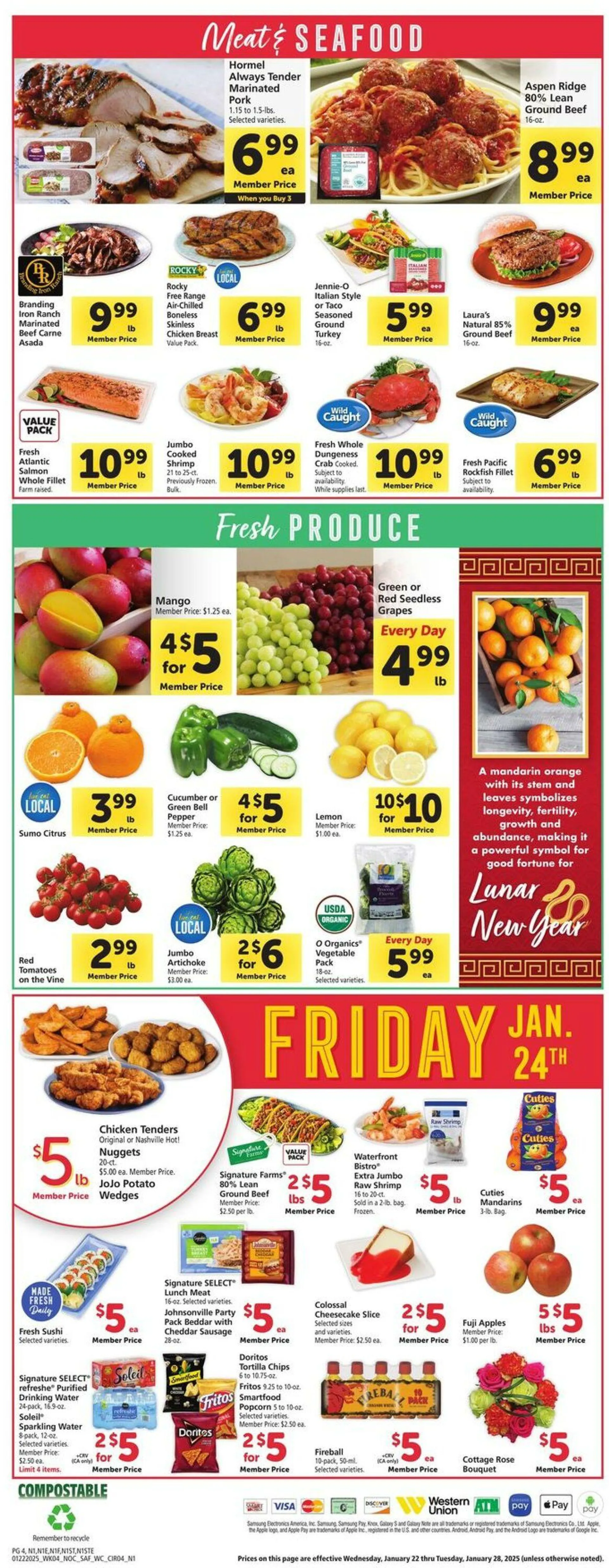 Catálogo de Safeway Current weekly ad 22 de enero al 28 de enero 2025 - Página 4