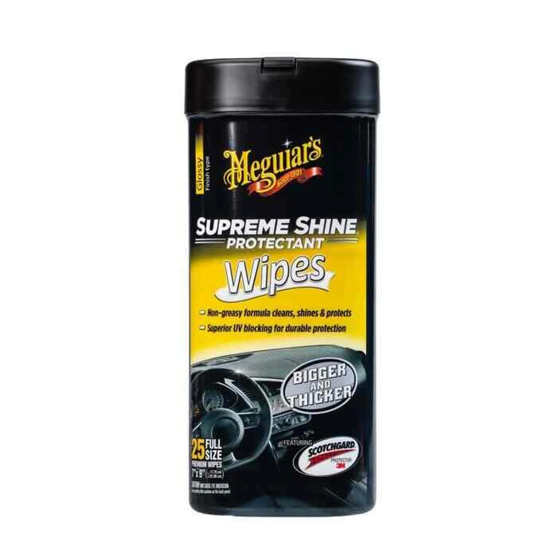 Meguiar's Supreme Shine Protectant Wipes 25 Count