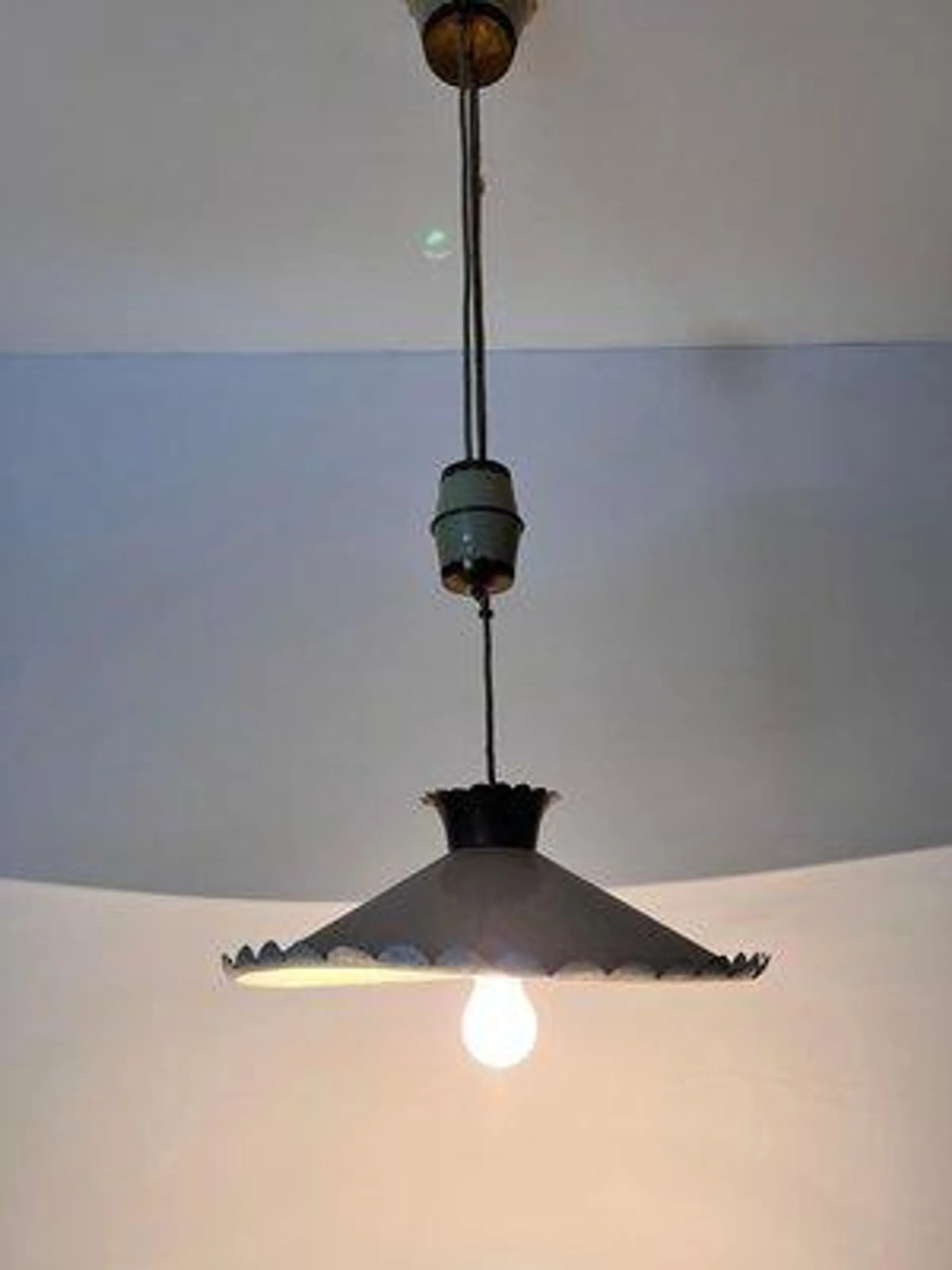 Italian Counterweight Pendant Lamp, 1950s