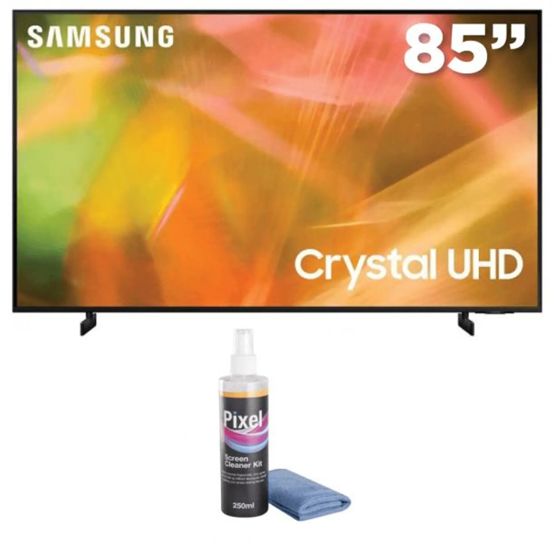 Samsung 85" Crystal UHD 4K Smart TV + Pixel Screen Cleaner