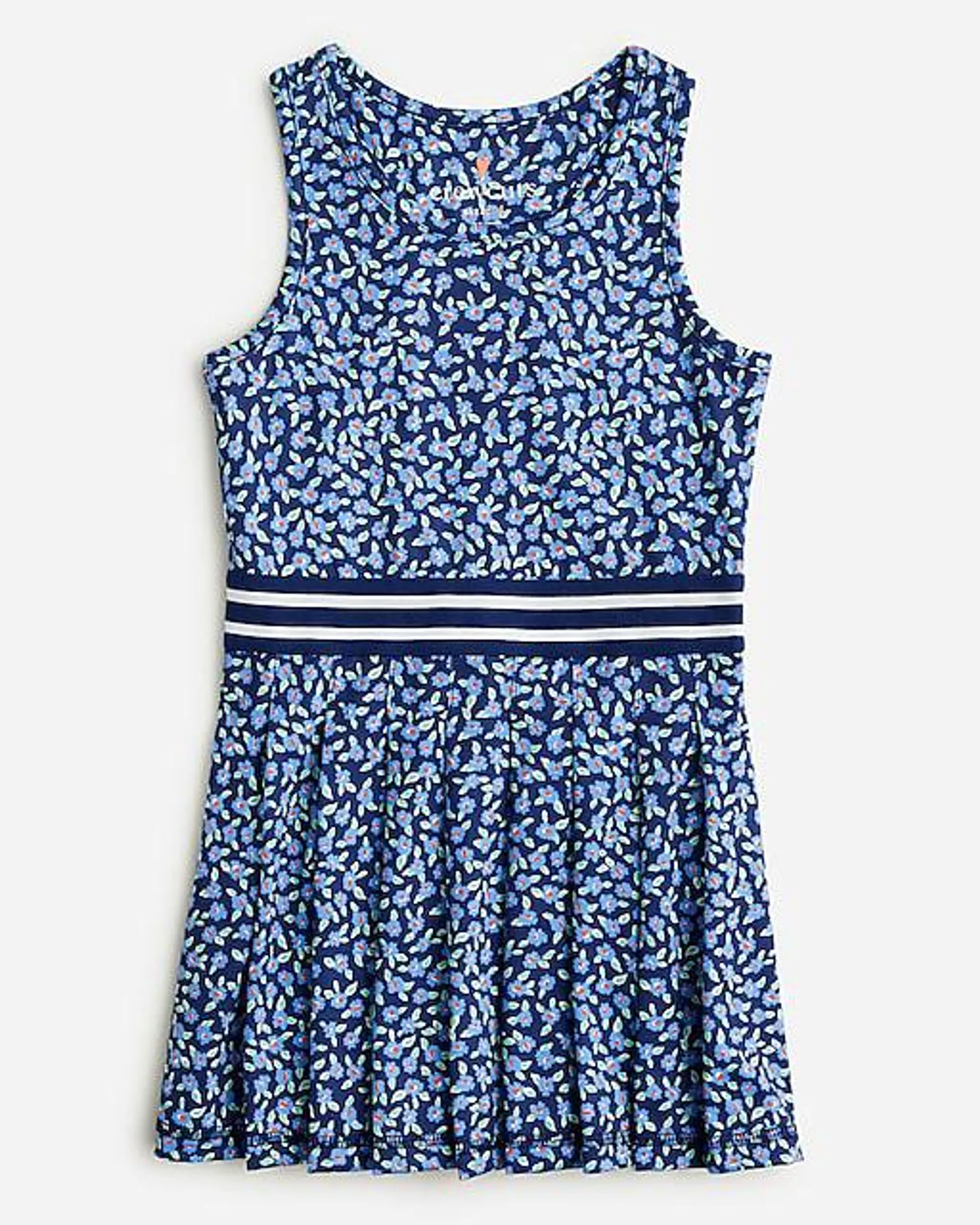 Girls' active pleated dress