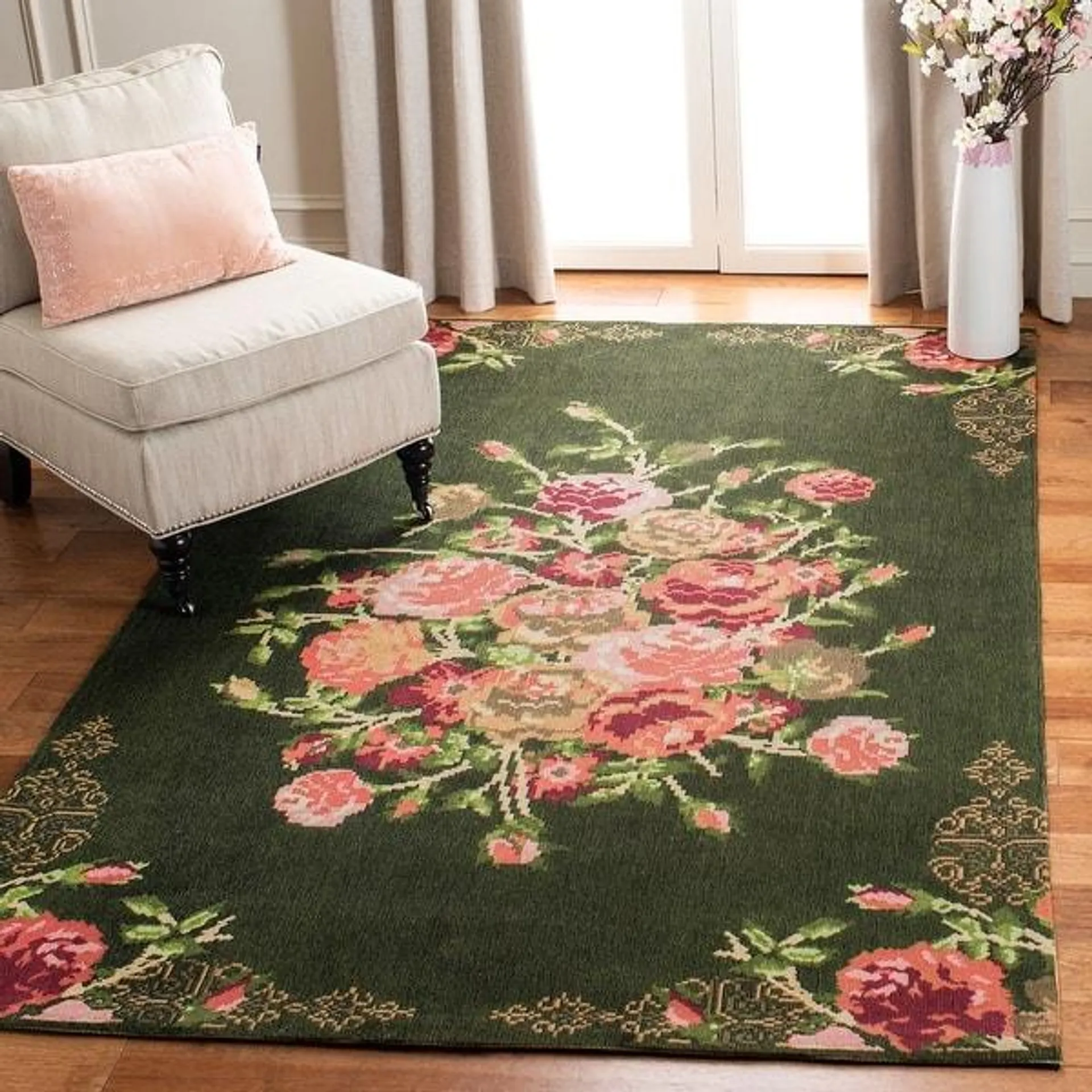 SAFAVIEH Classic Vintage Boho Gaynell Oriental Cotton Rug