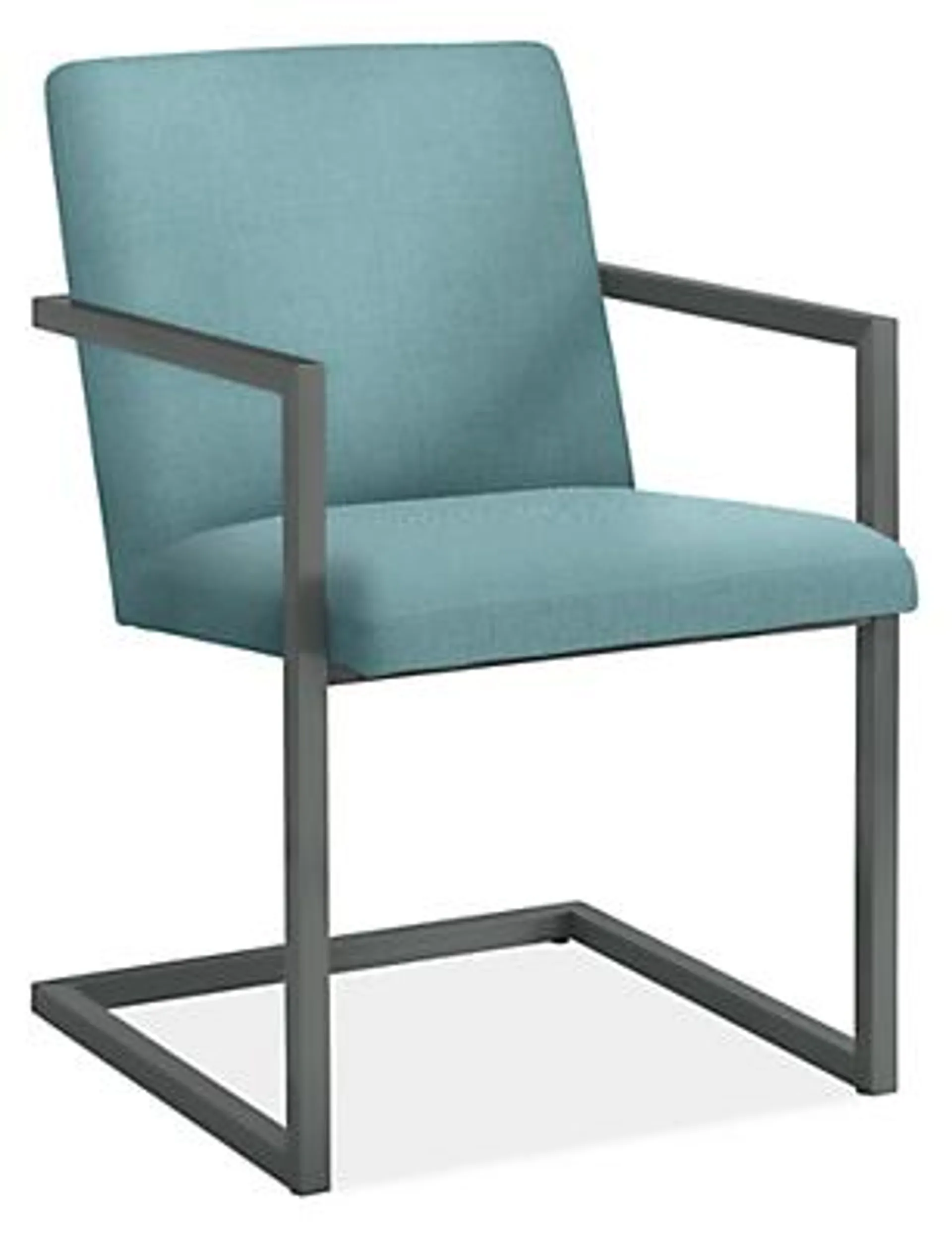 Finn Arm Chair in Corso Spa with Graphite Frame