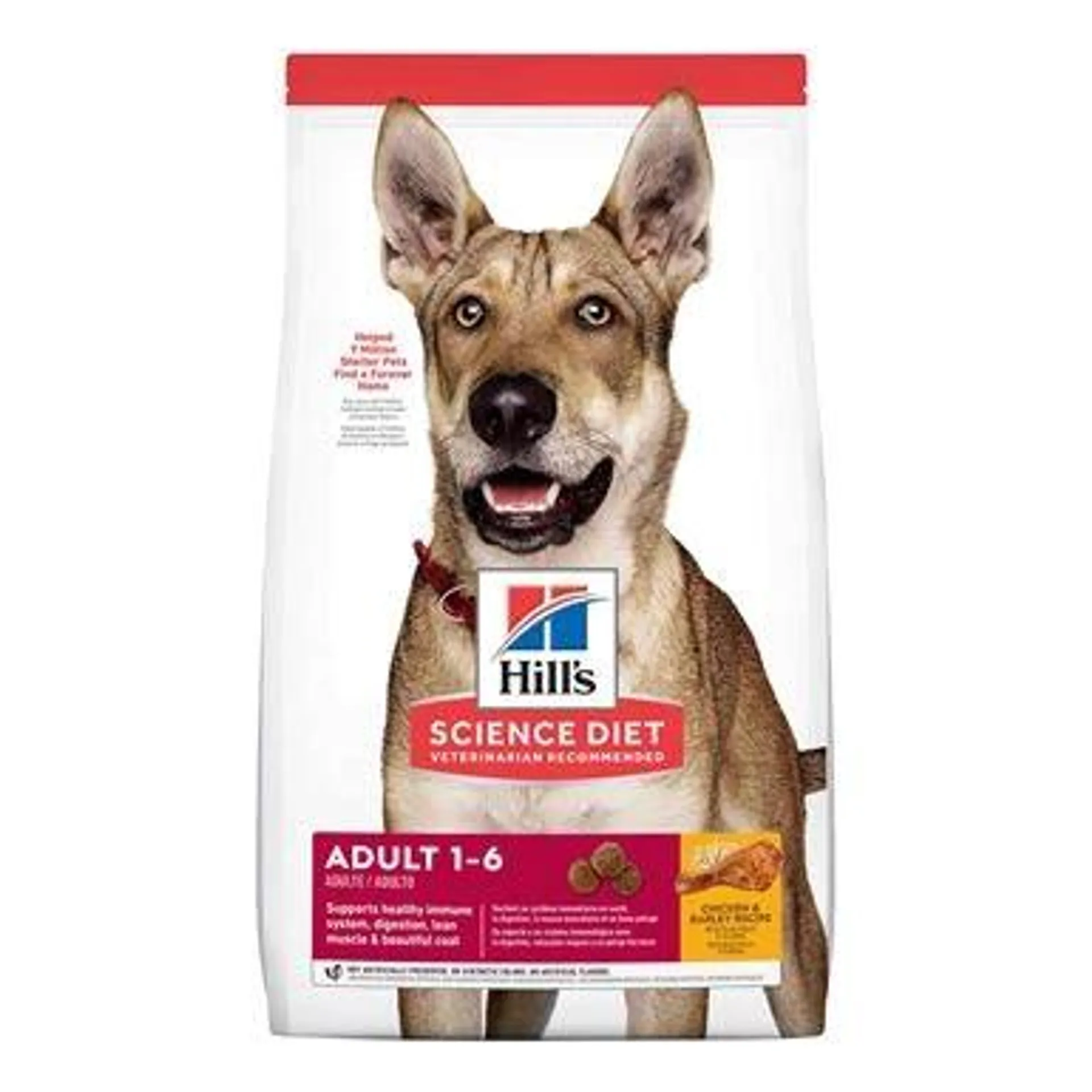 Hill's Science Diet Adult Dry Dog Food, Chicken & Barley Recipe, 35 Pounds
