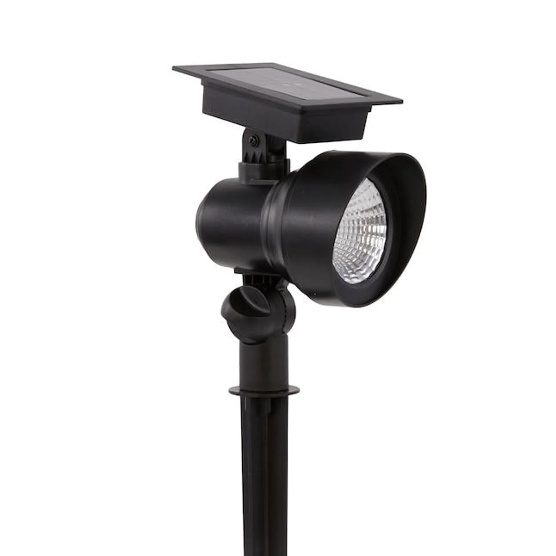 Harbor Breeze 20-Lumen Black Solar LED Flood Light