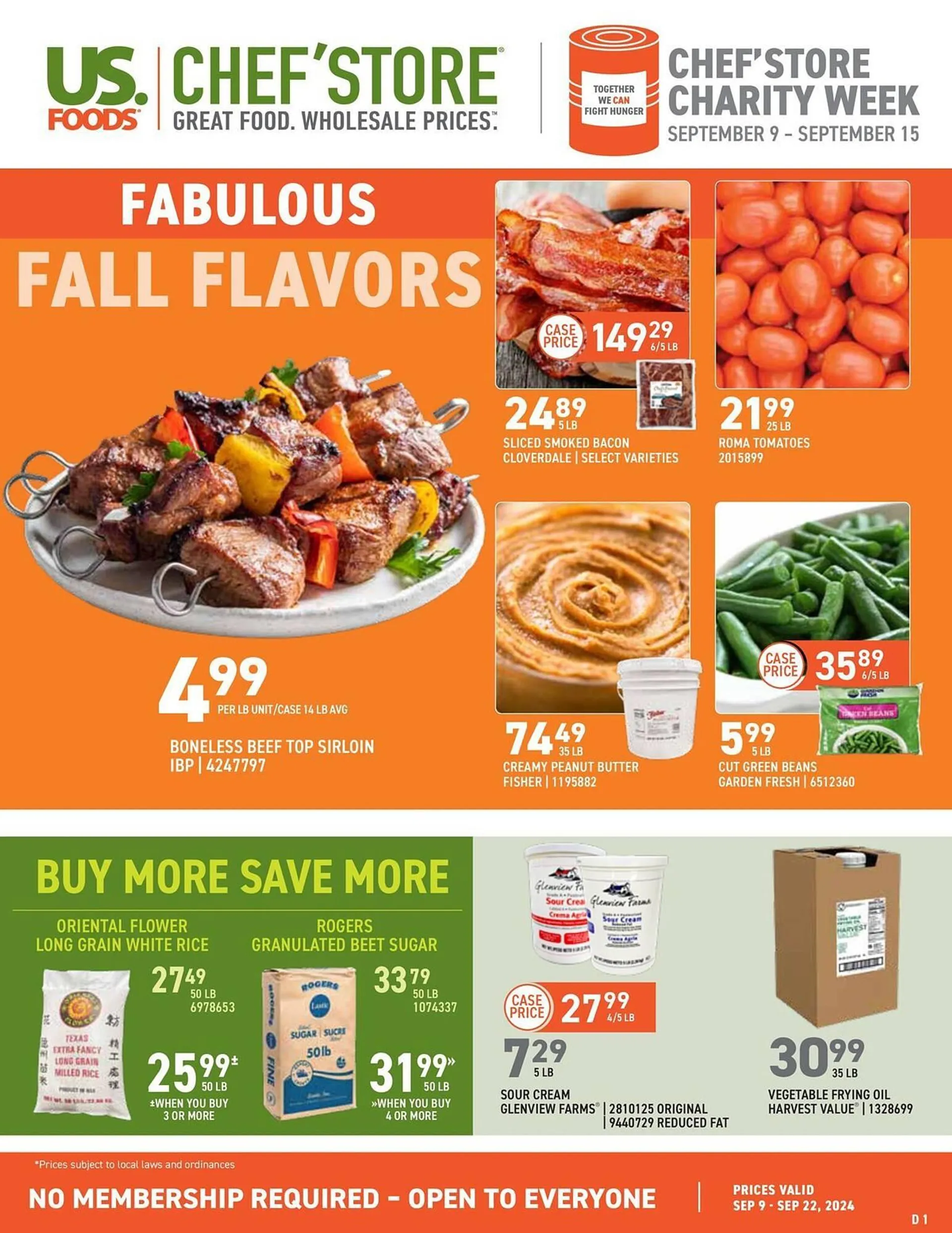 US Foods Chefs Store Weekly Ad - 1