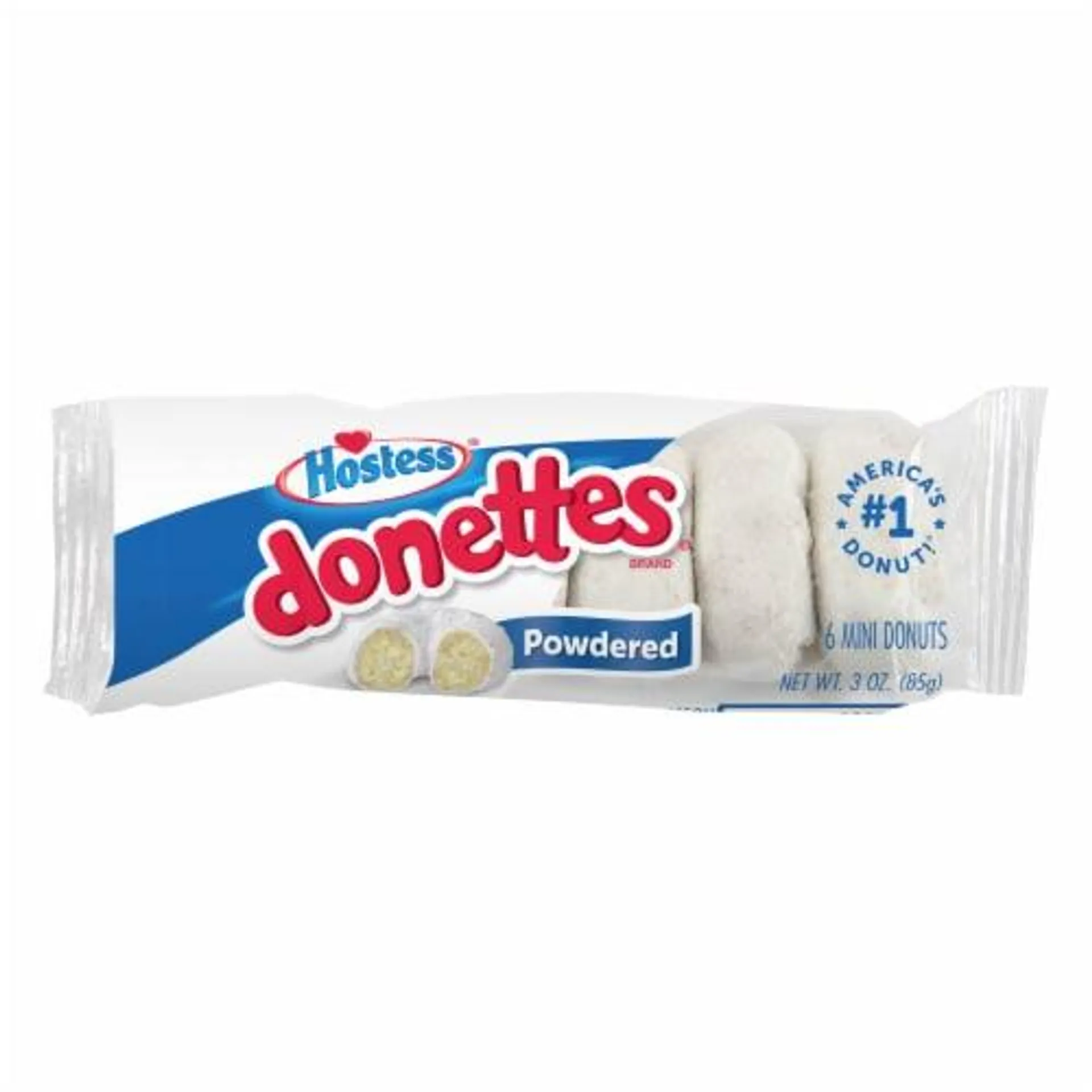 HOSTESS Powdered Sugar DONETTES, Single Serve