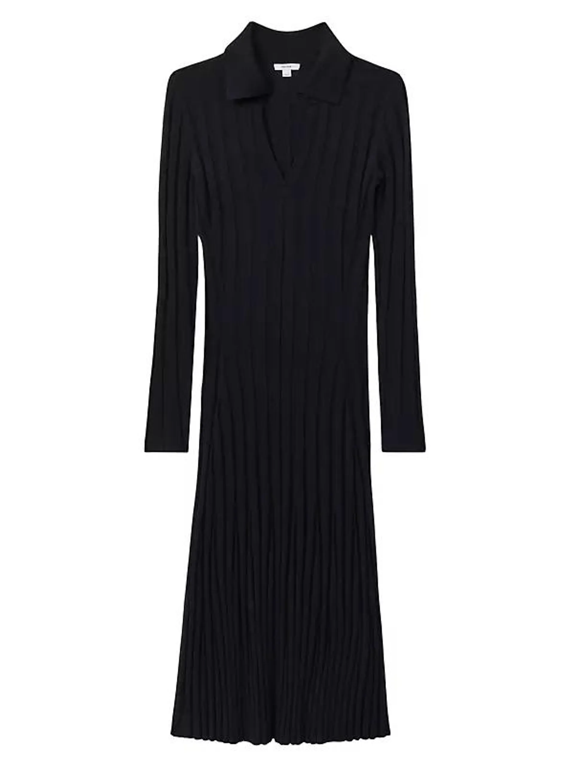 Winnie Rib-Knit Midi-Dress