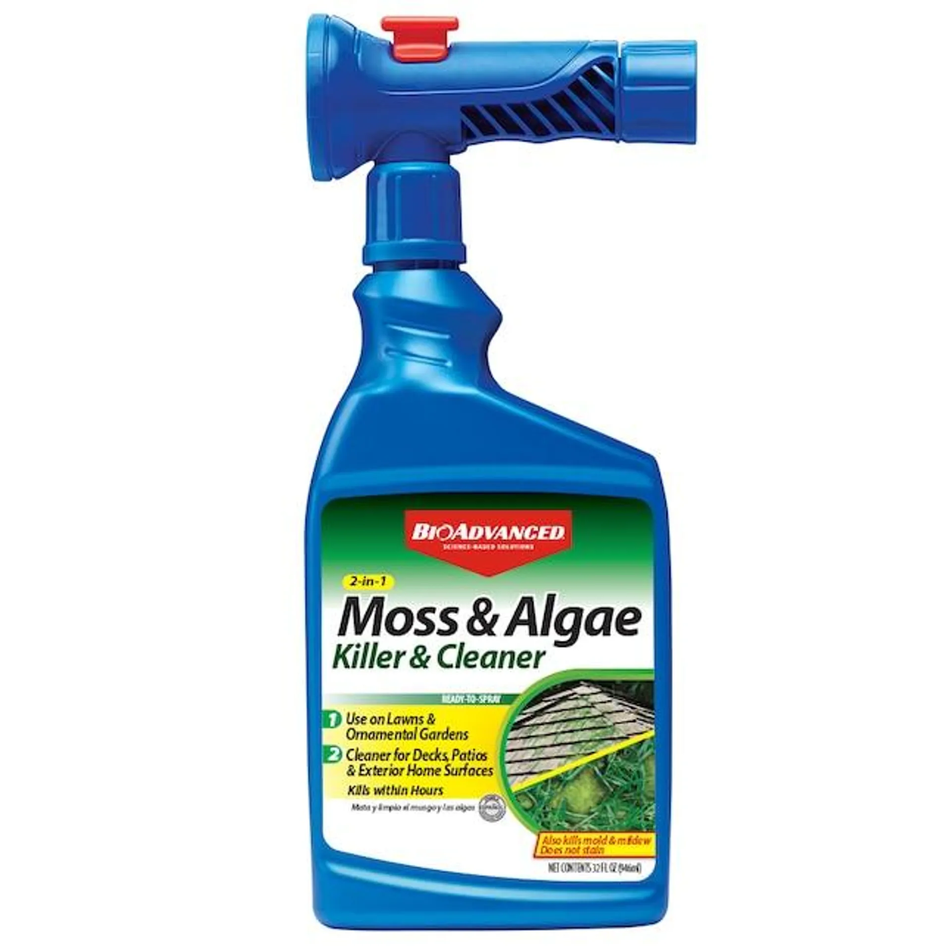 BioAdvanced 2-in-1 32-fl oz Concentrated Moss and Algae Cleaner