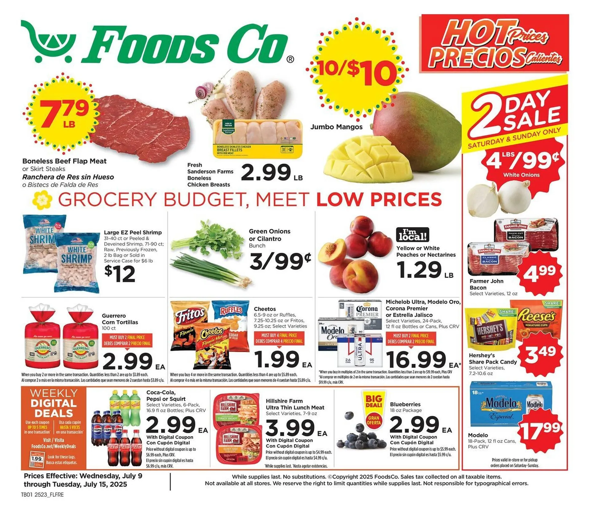 Weekly ad Foods Co Weekly Ad from July 9 to July 15 2025 - Page 1