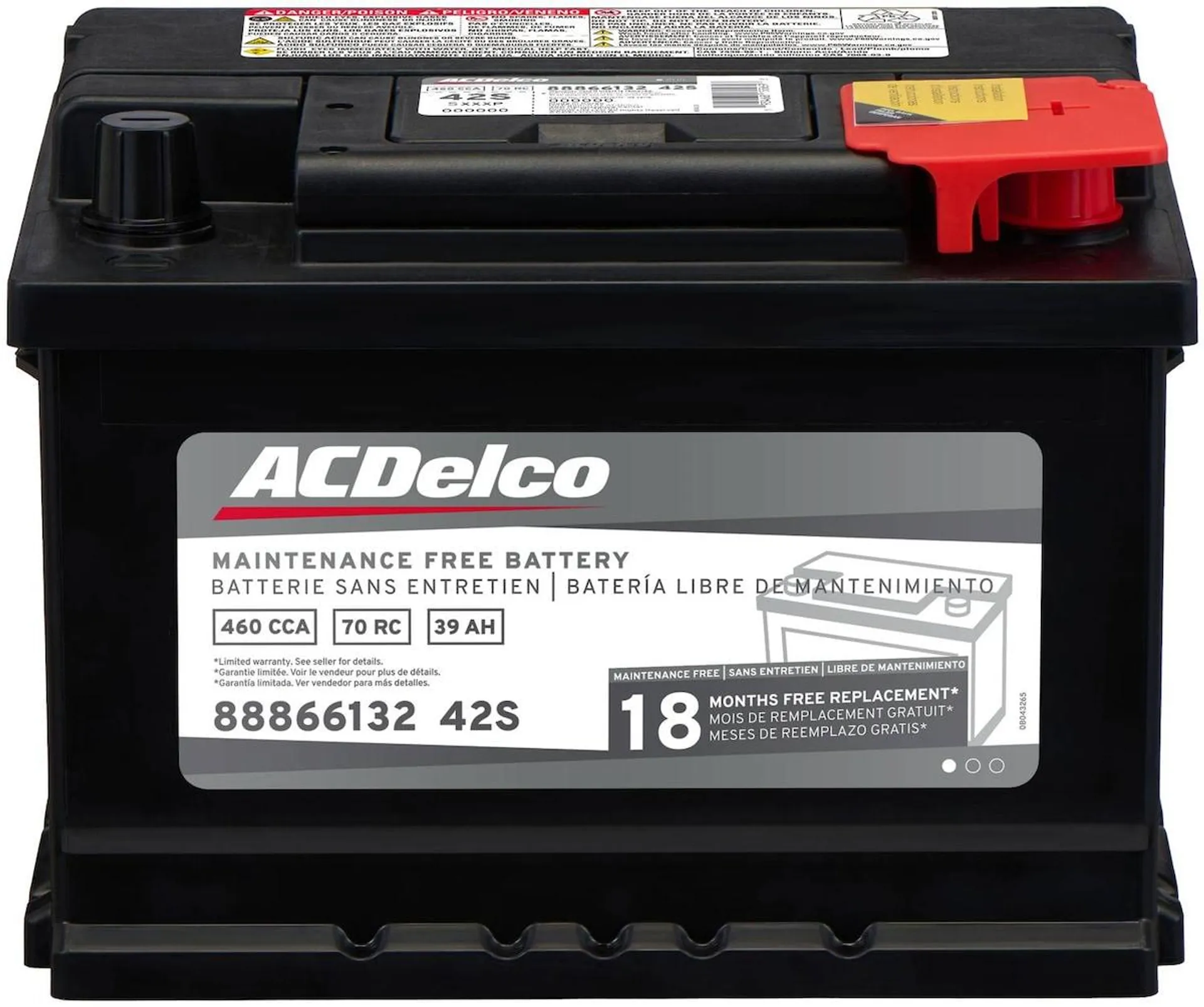 ACDelco Battery Group Size 42 - 42S