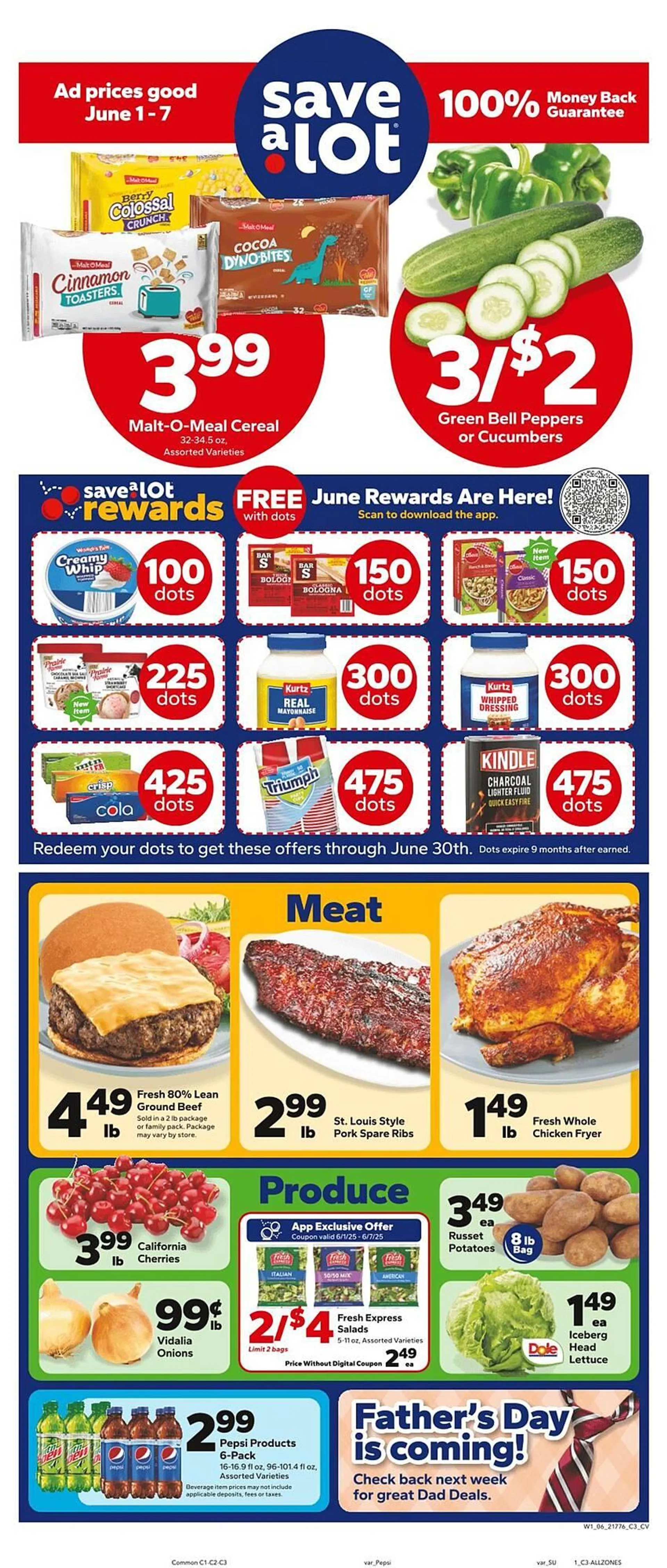 Weekly ad Save a Lot Weekly Ad from June 1 to June 7 2025 - Page 1