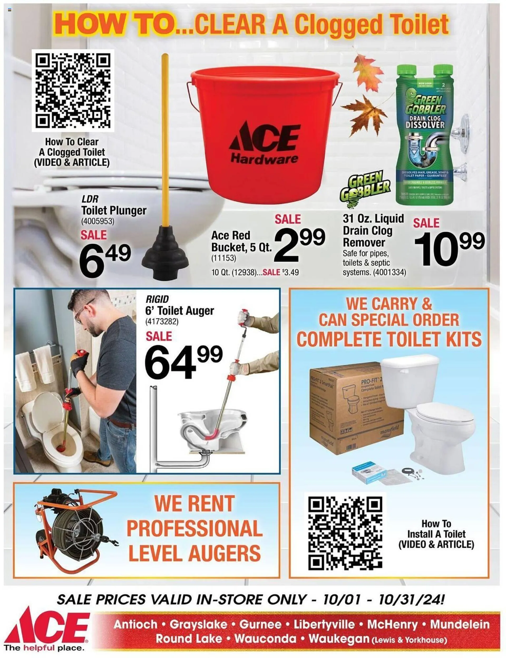 Weekly ad Ace Hardware Weekly Ad from October 1 to October 31 2024 - Page 4