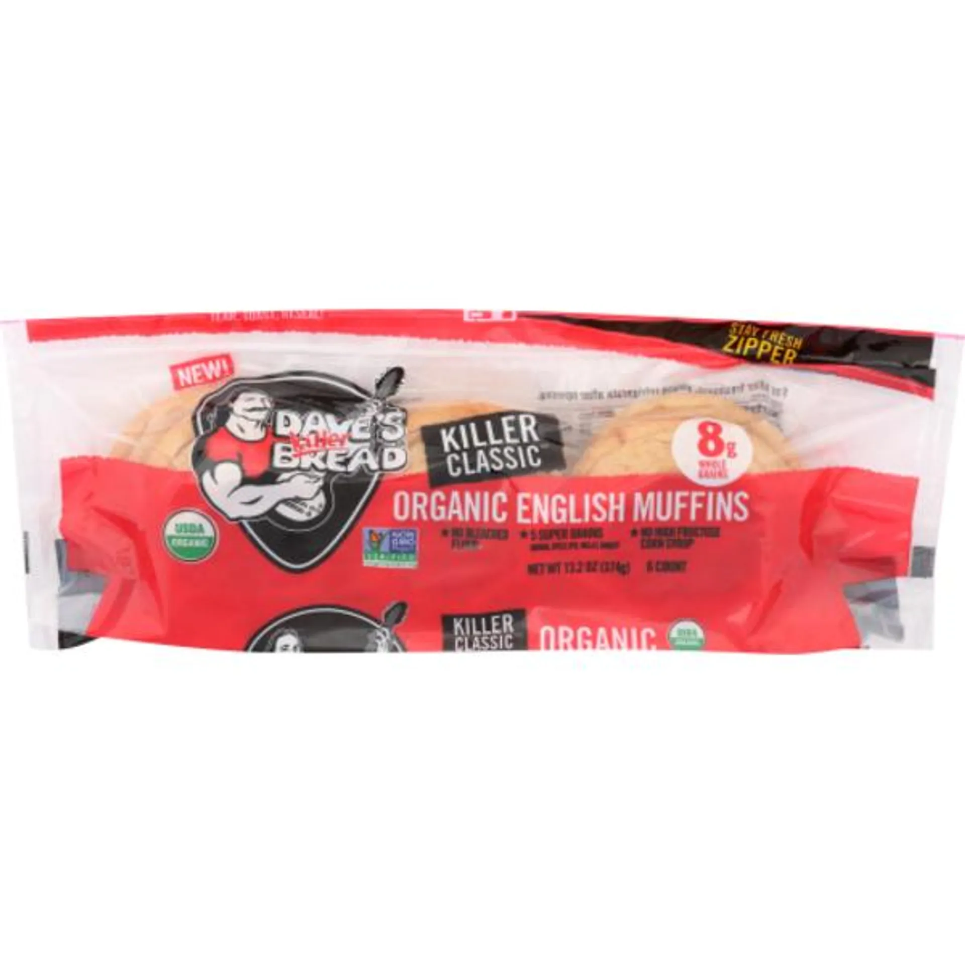 Dave's Killer Bread Organic Killer Classic English Muffins 6 Pack