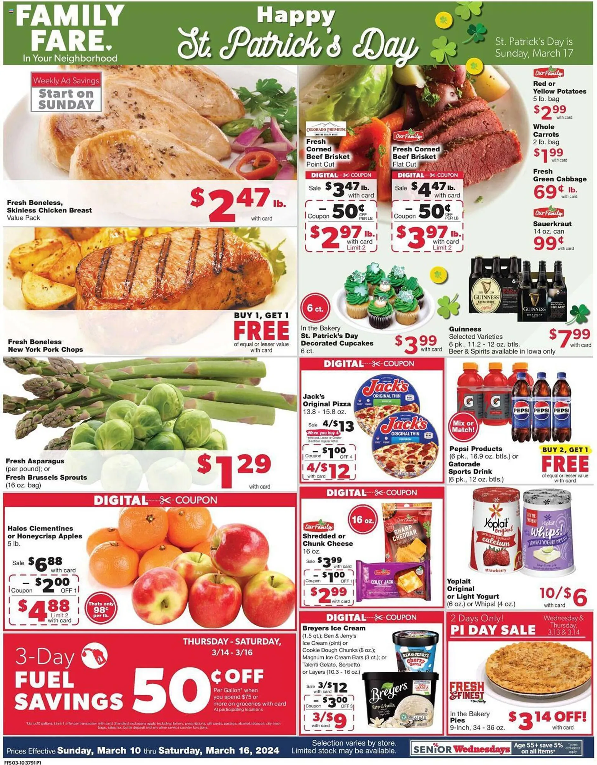 Weekly ad Family Fare Weekly Ad from March 10 to March 16 2024 - Page 1