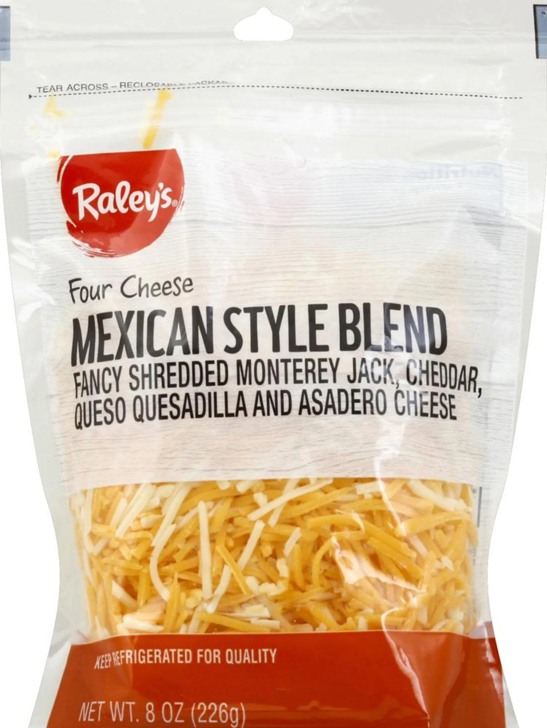 Raley's Shredded Four Cheese Mexican Style Blend Cheese