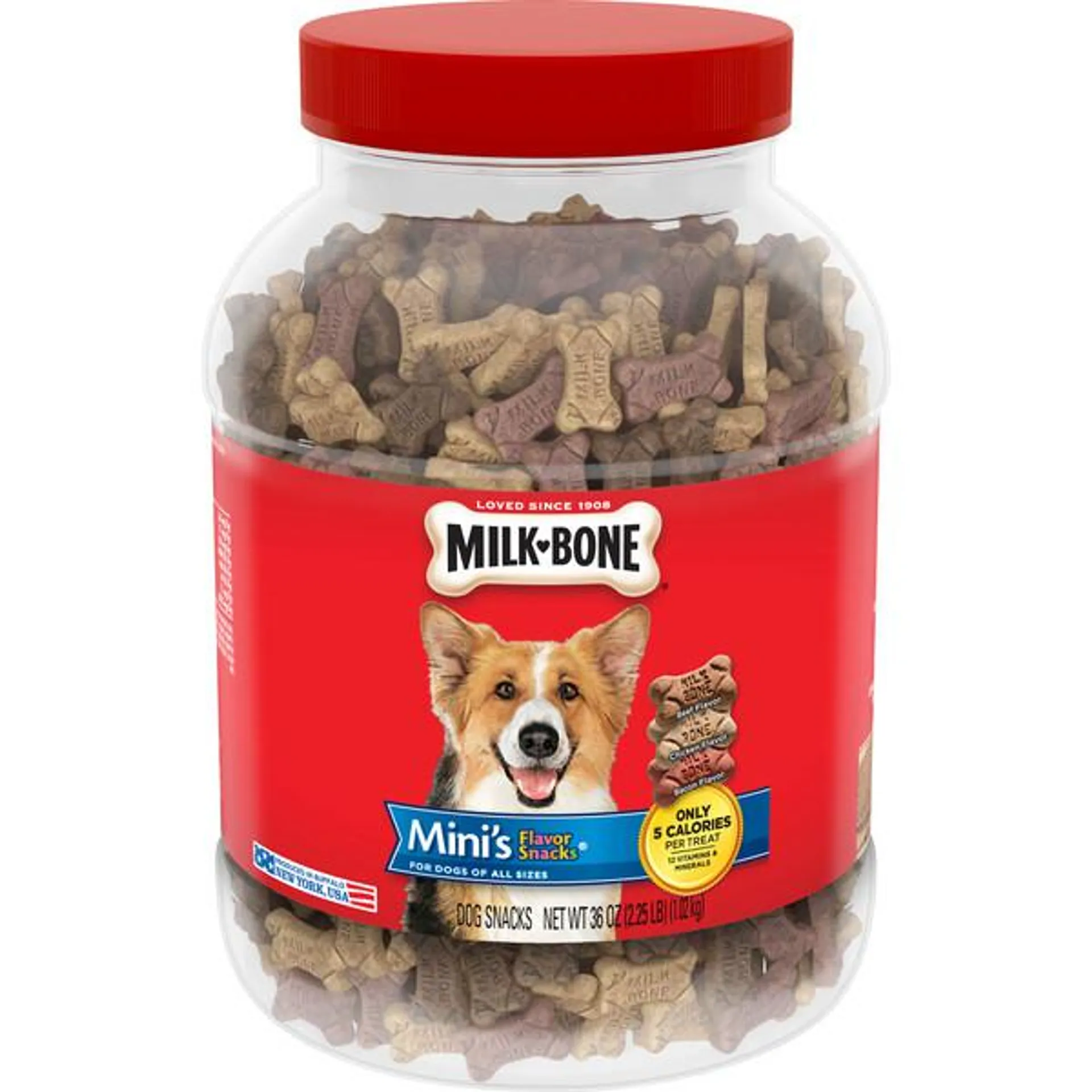 Milk-Bone Mini's Flavor Snacks Dog Treats, 36 Ounces