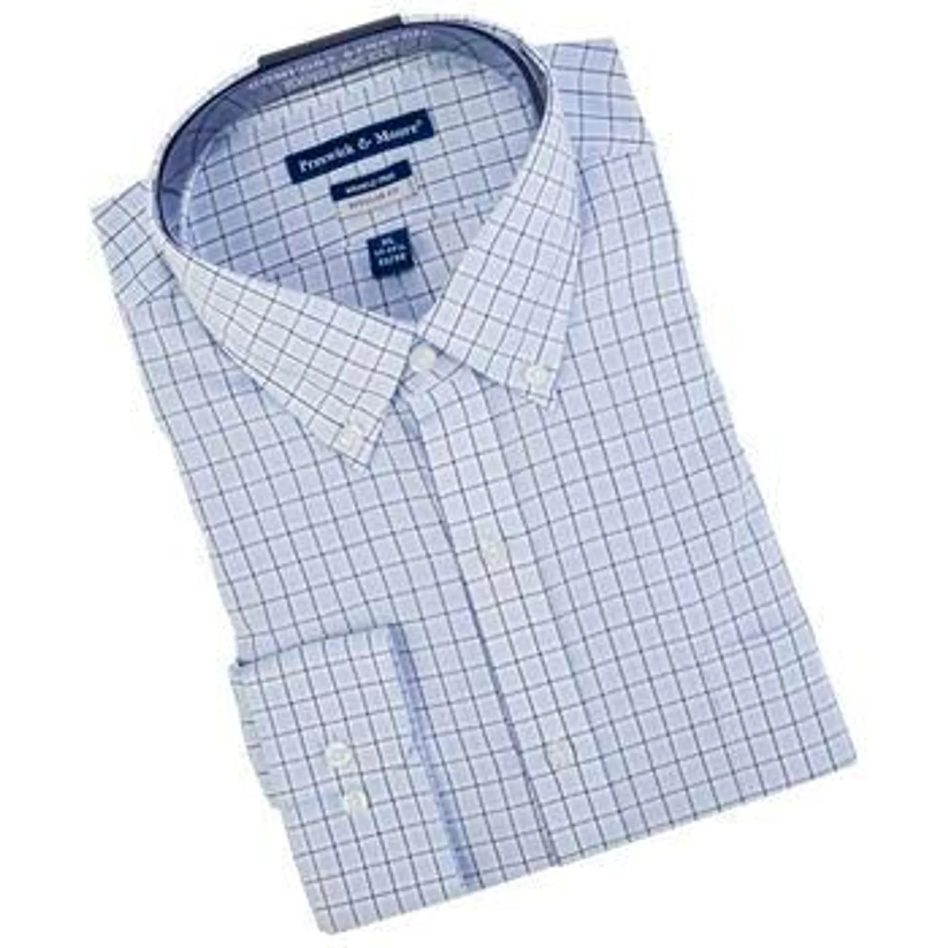 Mens Preswick & Moore Regular Fit Comfort Stretch Dress Shirt