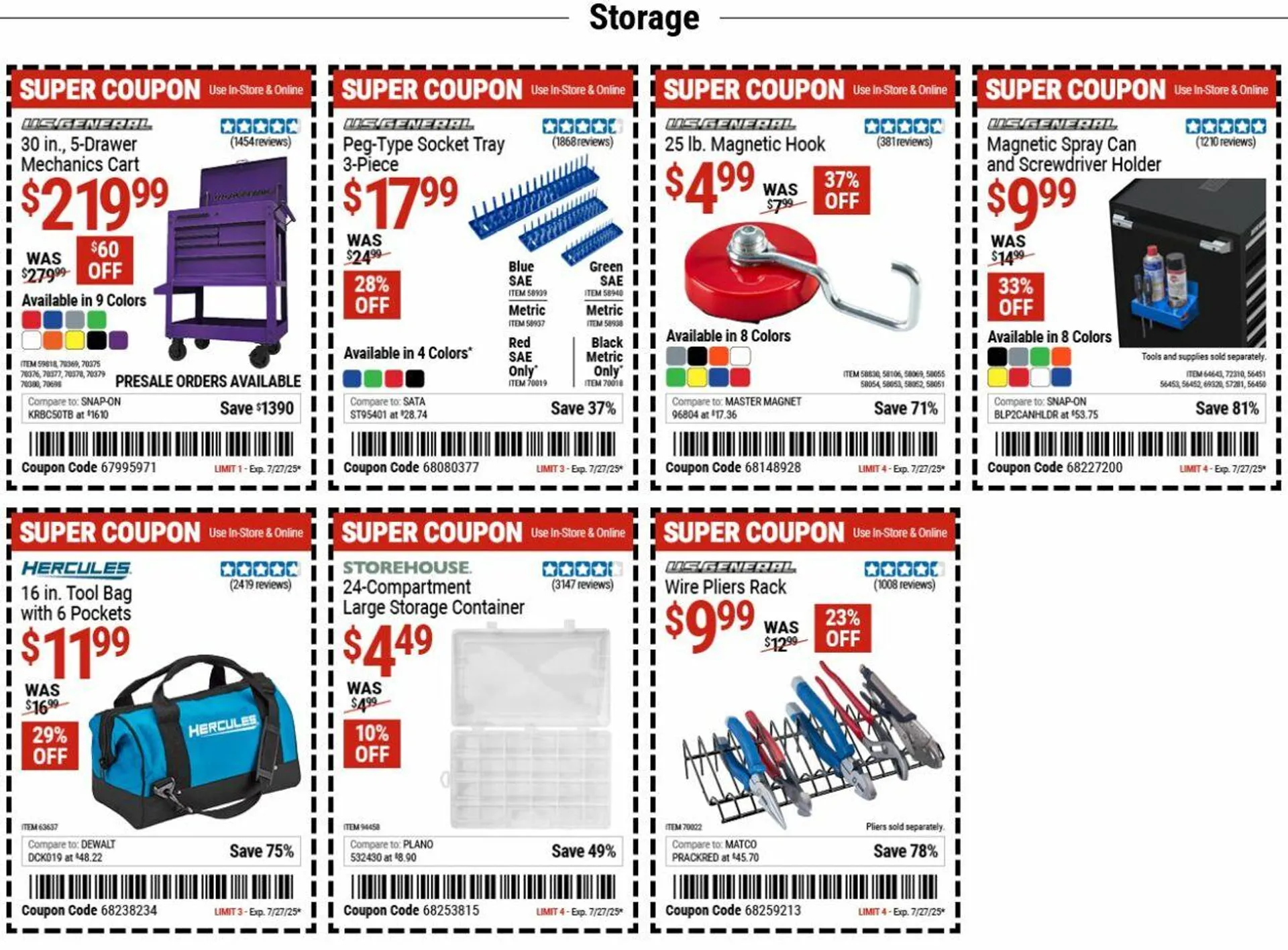 Weekly ad Harbor Freight from July 21 to July 30 2025 - Page 10