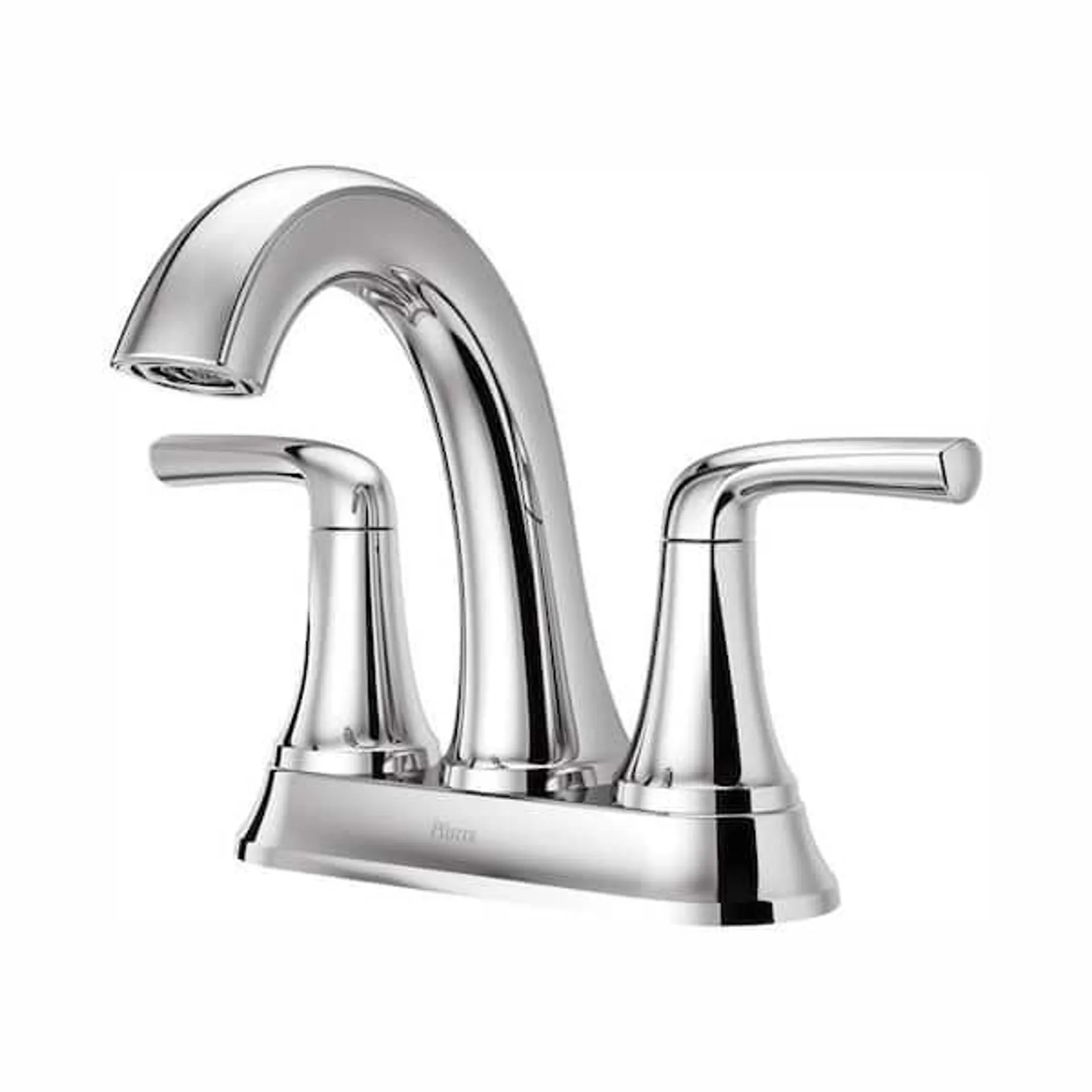 Ladera 4 in. Centerset Double Handle Bathroom Faucet in Polished Chrome