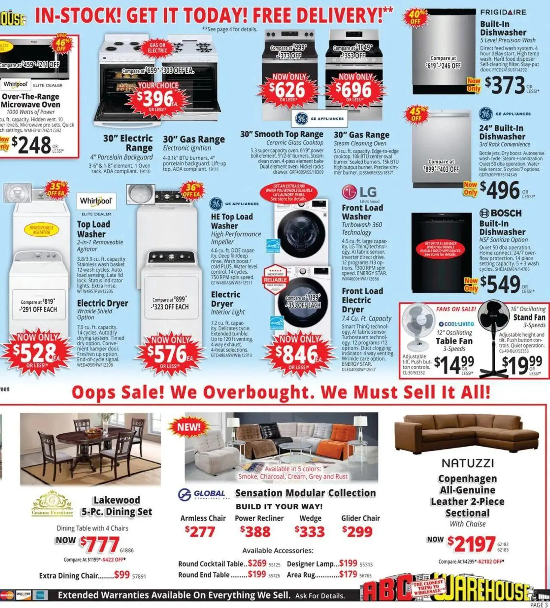 ABC Warehouse Weekly Ad - 2