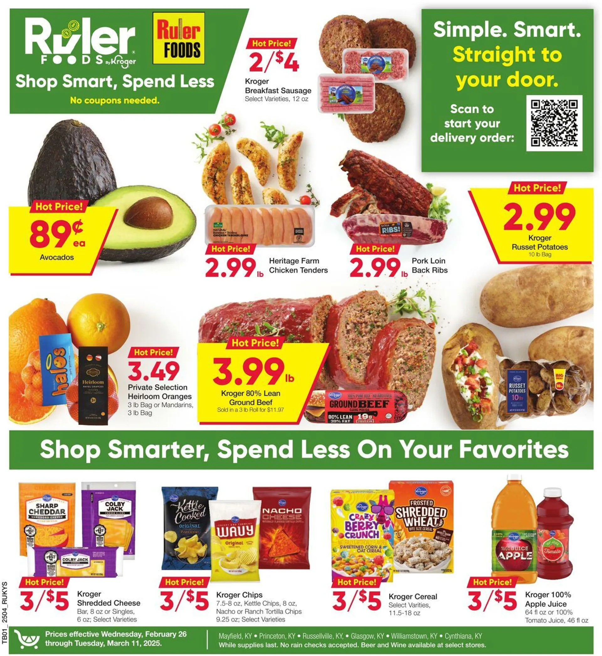 Catálogo de Ruler Foods Current weekly ad 26 de febrero al 11 de marzo 2025 - Página 1