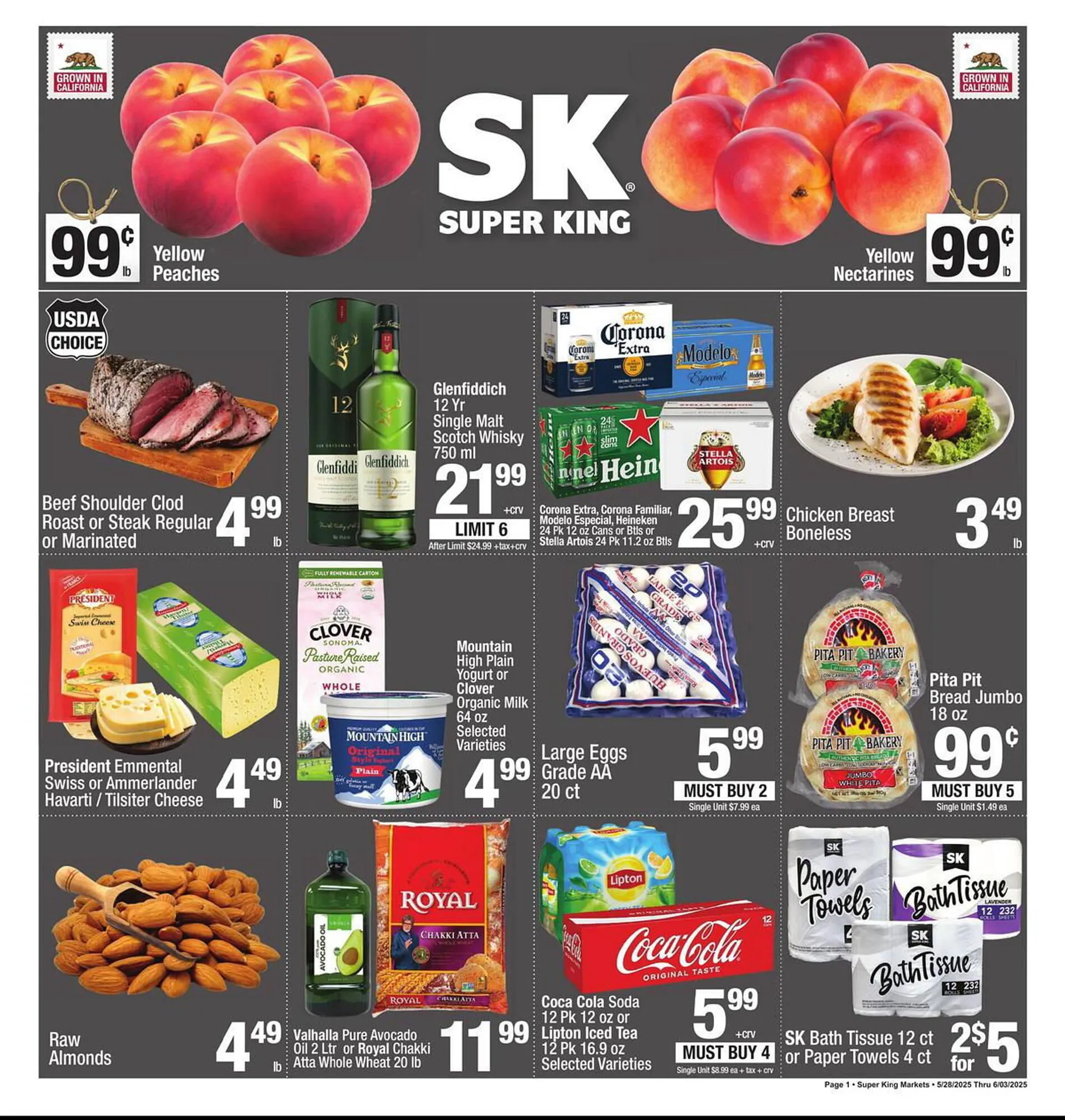 Weekly ad Super King Markets Weekly Ad from May 28 to June 3 2025 - Page 1