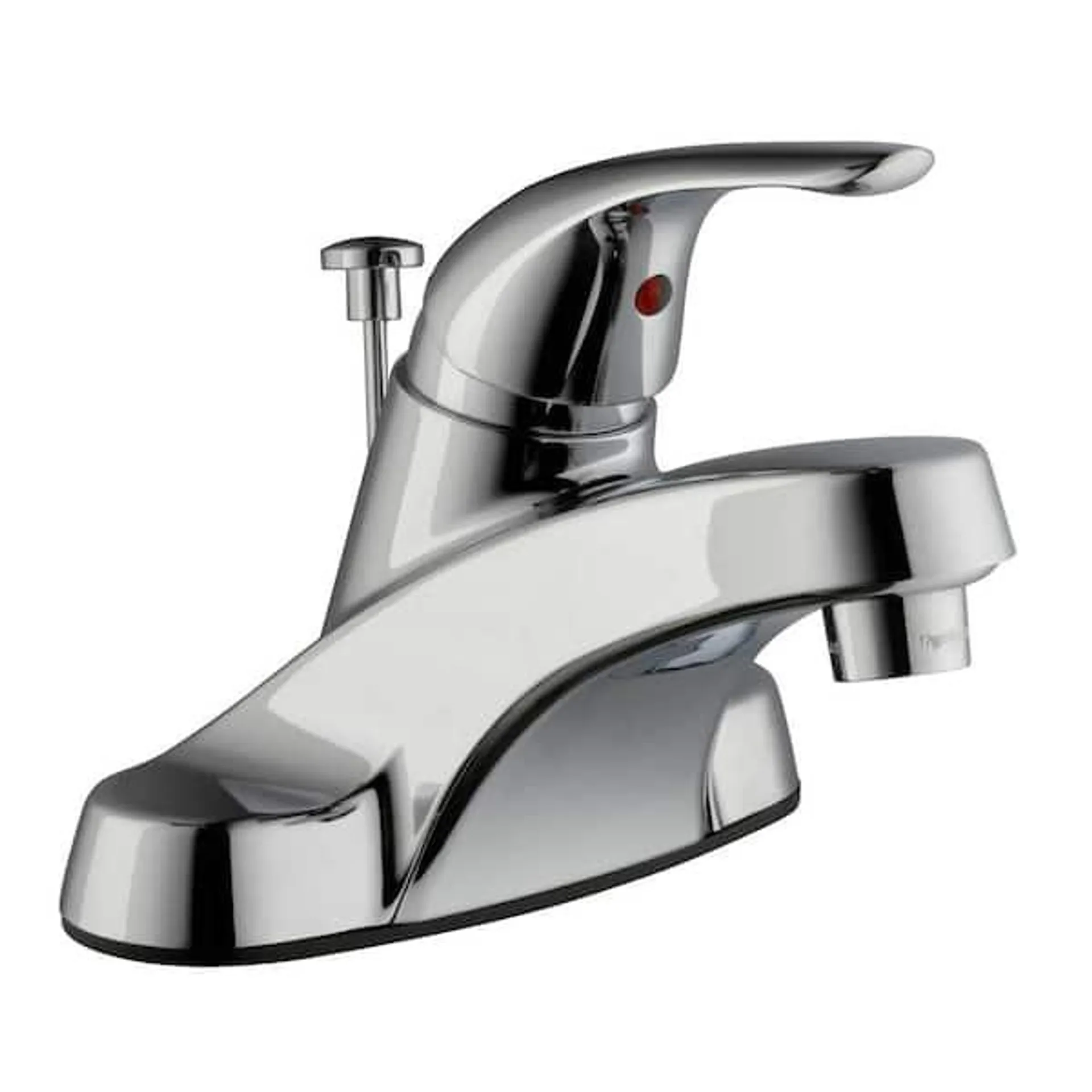 Aragon 4 in. Centerset Single-Handle Low-Arc Bathroom Faucet in Polished Chrome