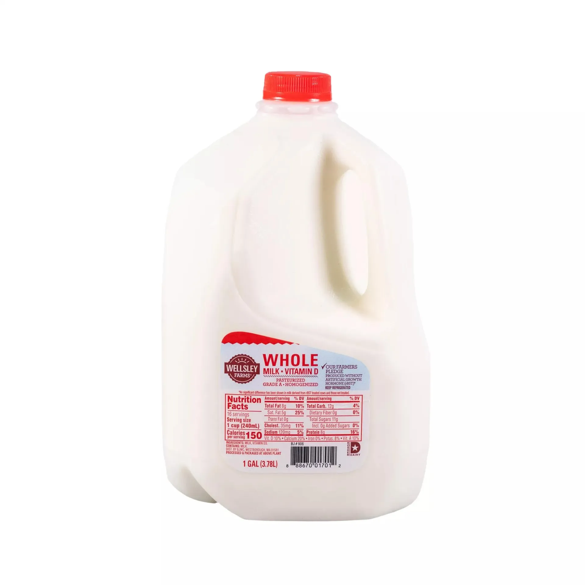 Wellsley Farms Whole Milk, 1 gal.